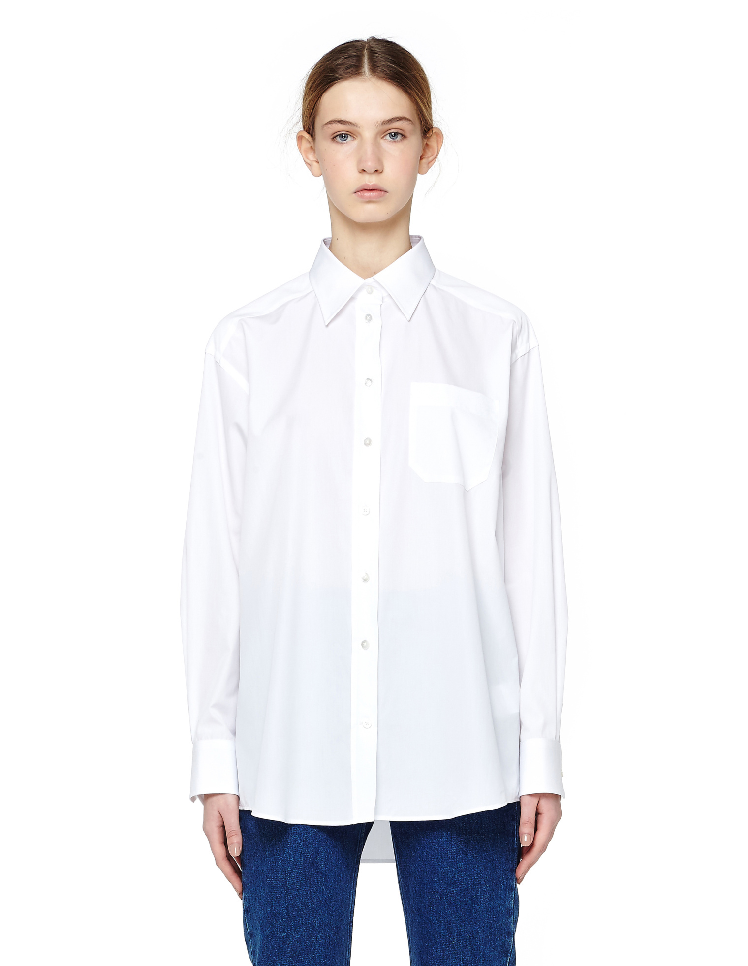 Maison Margiela Классическая белая рубашка