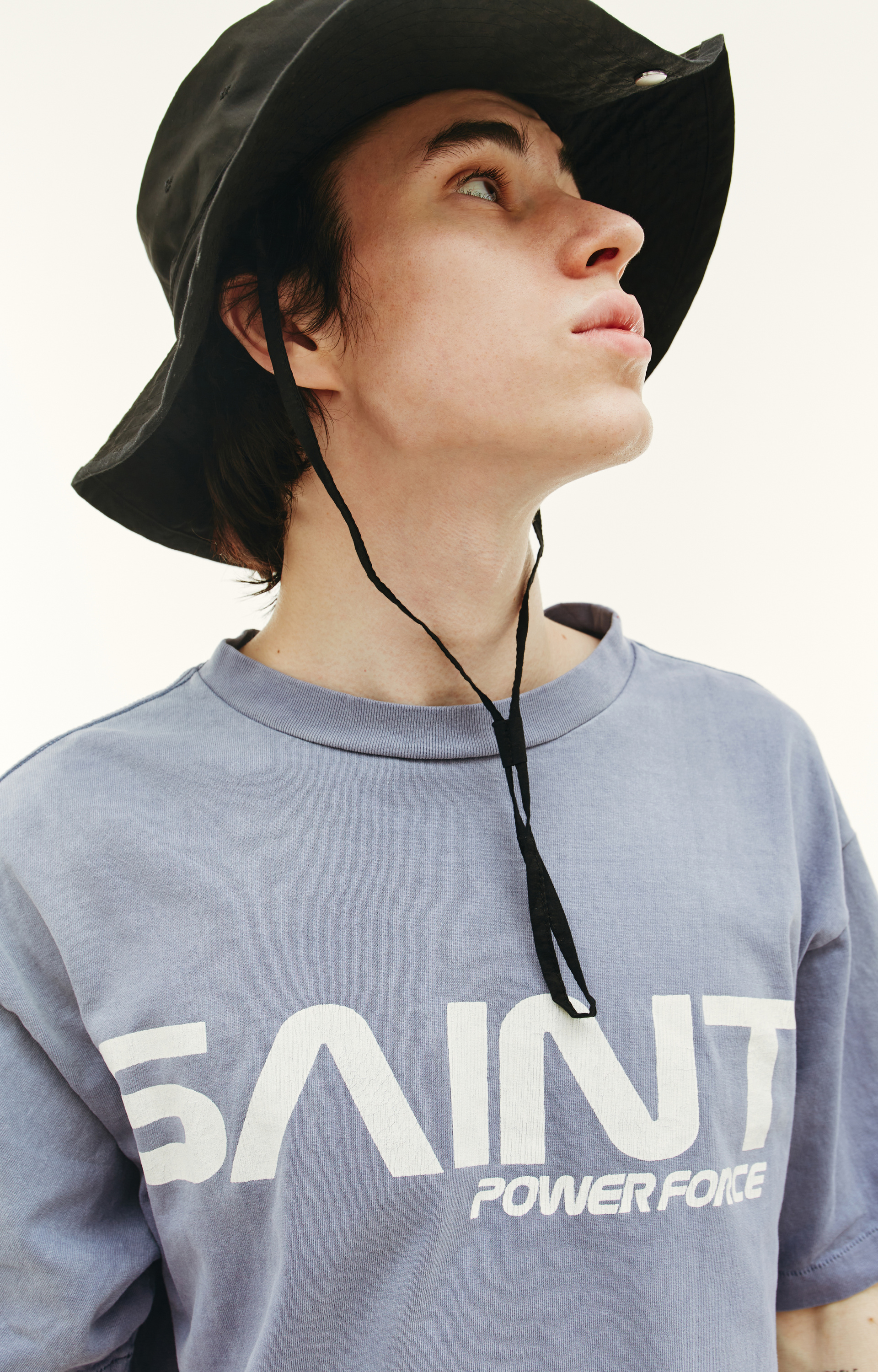 Saint Michael Saint power printed t-shirt