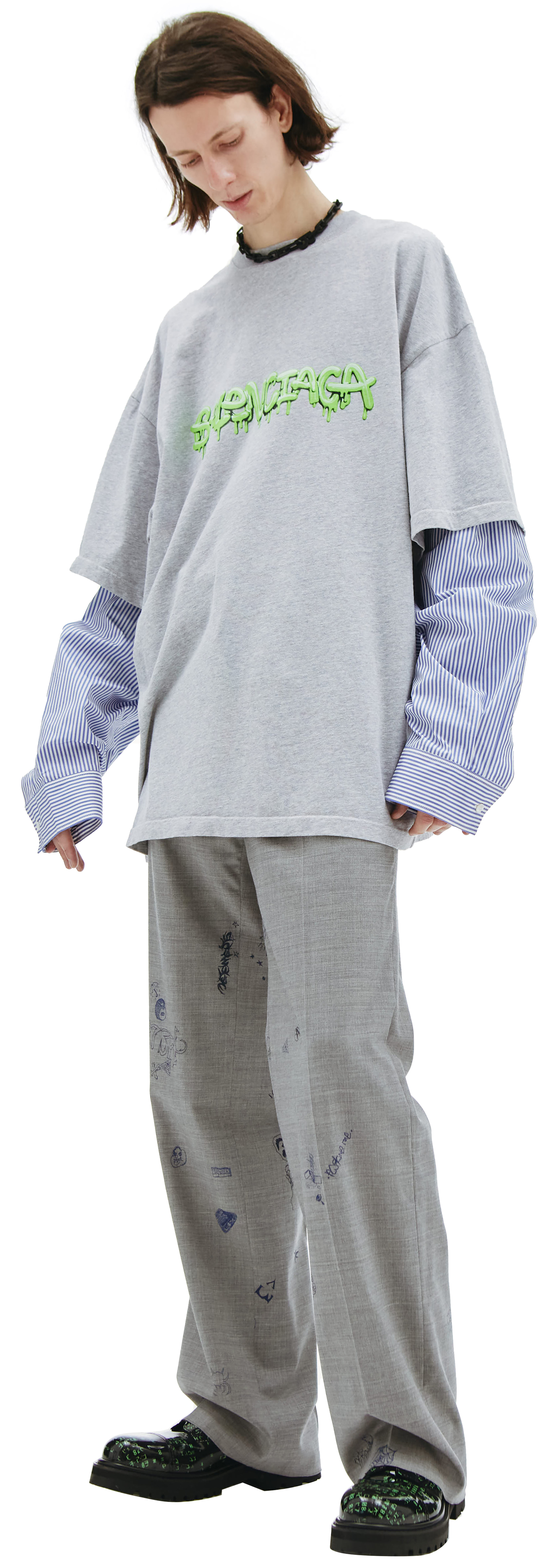 Balenciaga Slime-print long sleeve