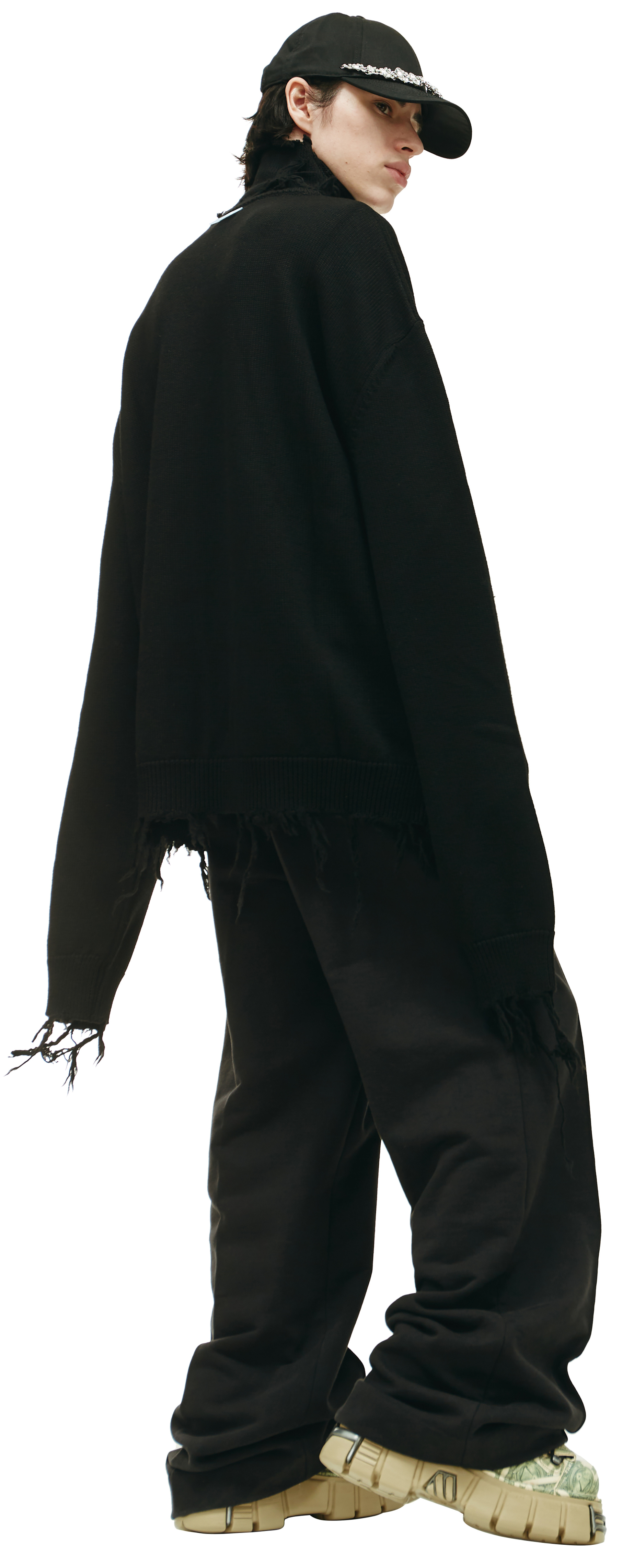 VETEMENTS Destroyed wool sweater