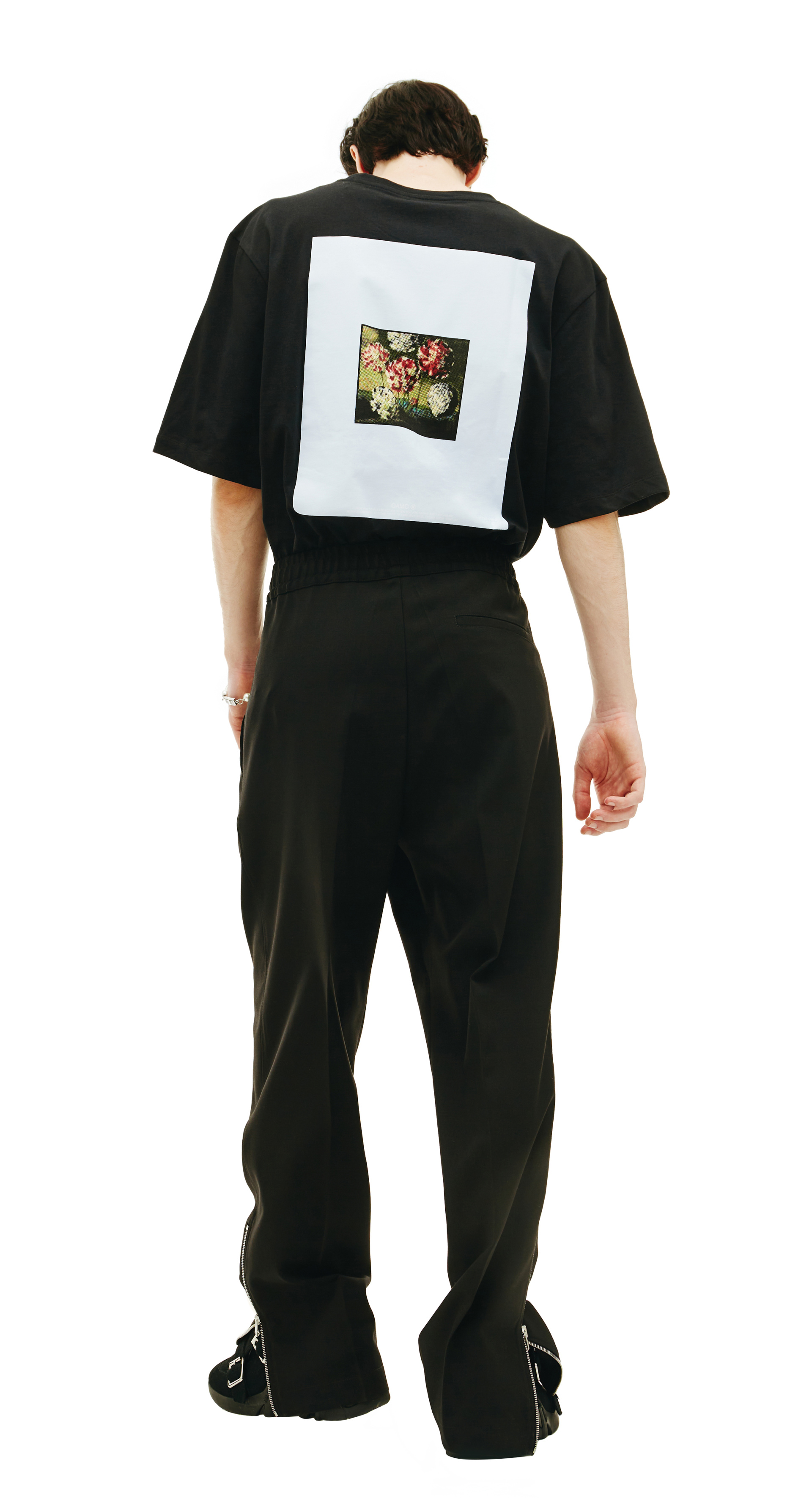 OAMC Black wool trousers