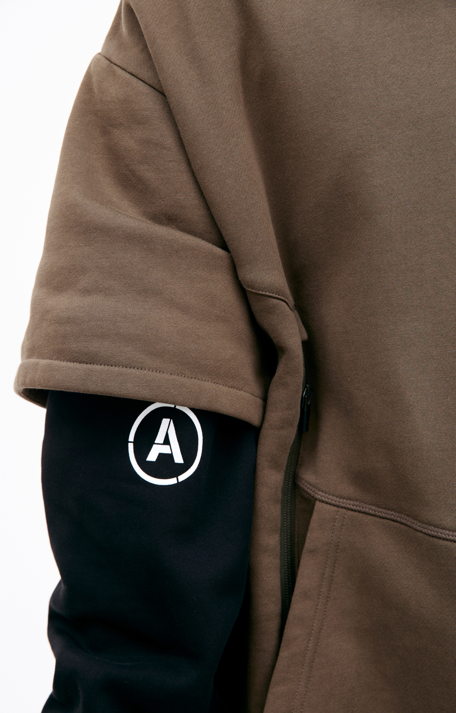 Acronym Combination hoodie with logo