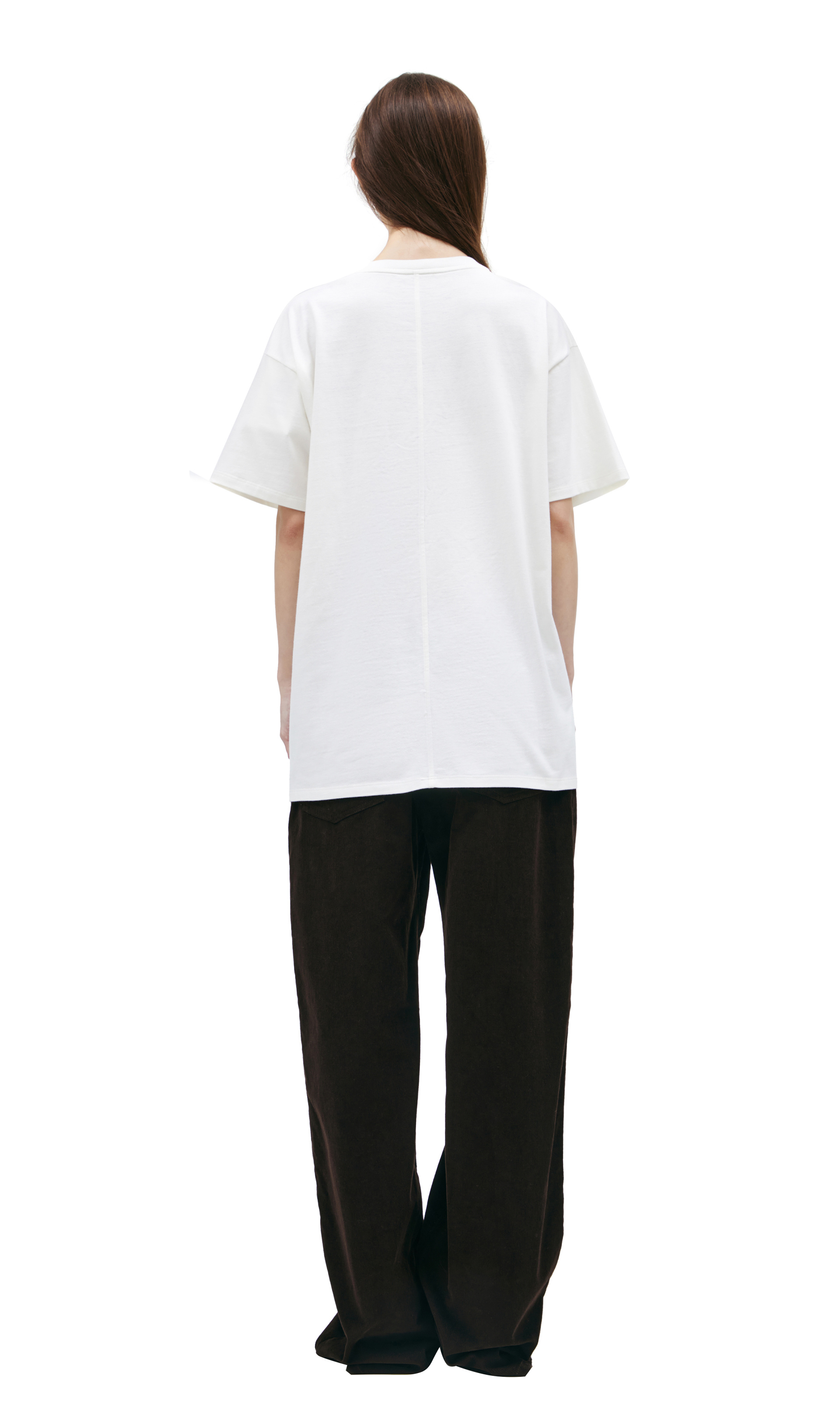 The Row White cotton T-shirt
