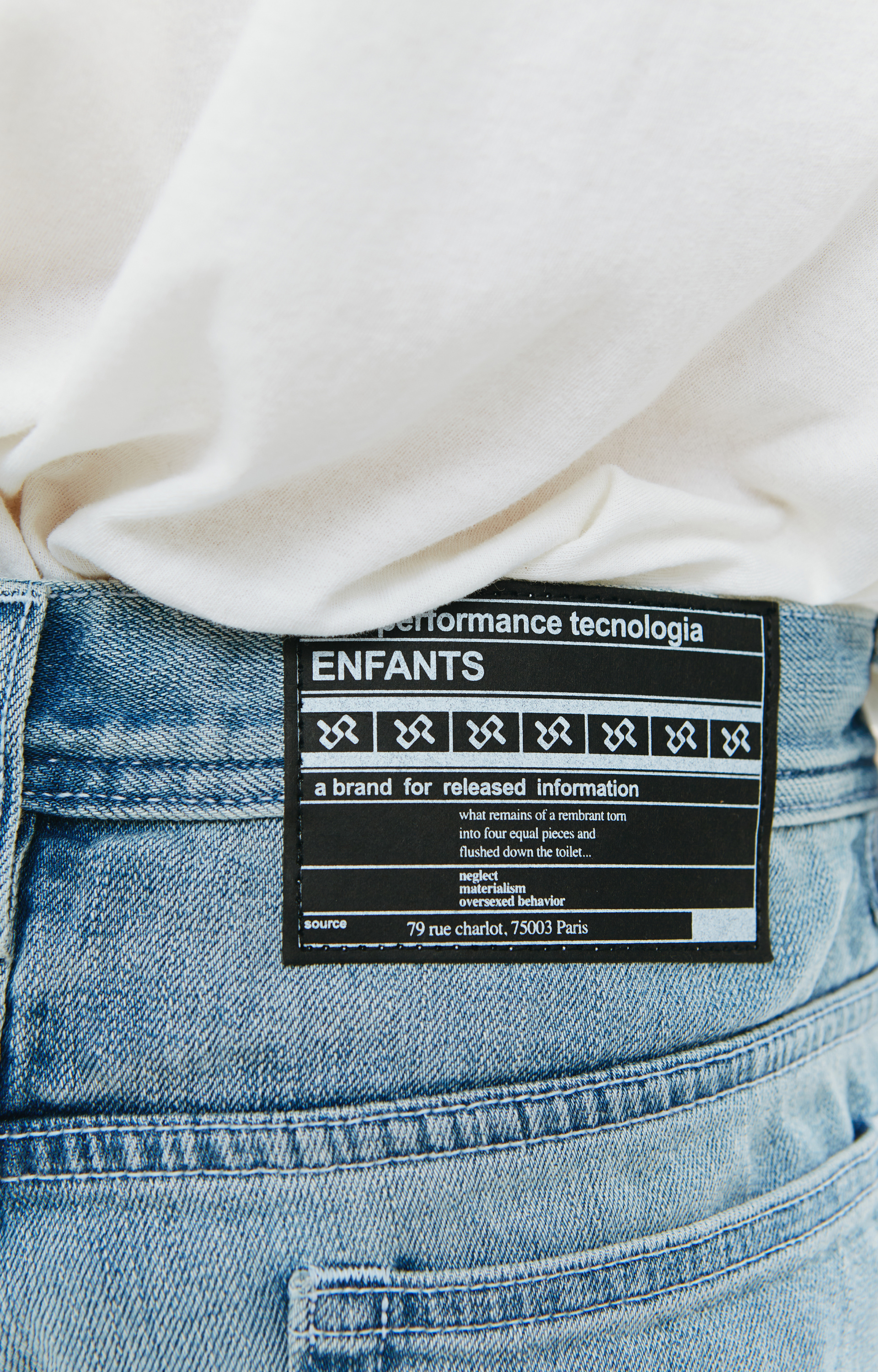 Enfants Riches Déprimés Blue straight jeans