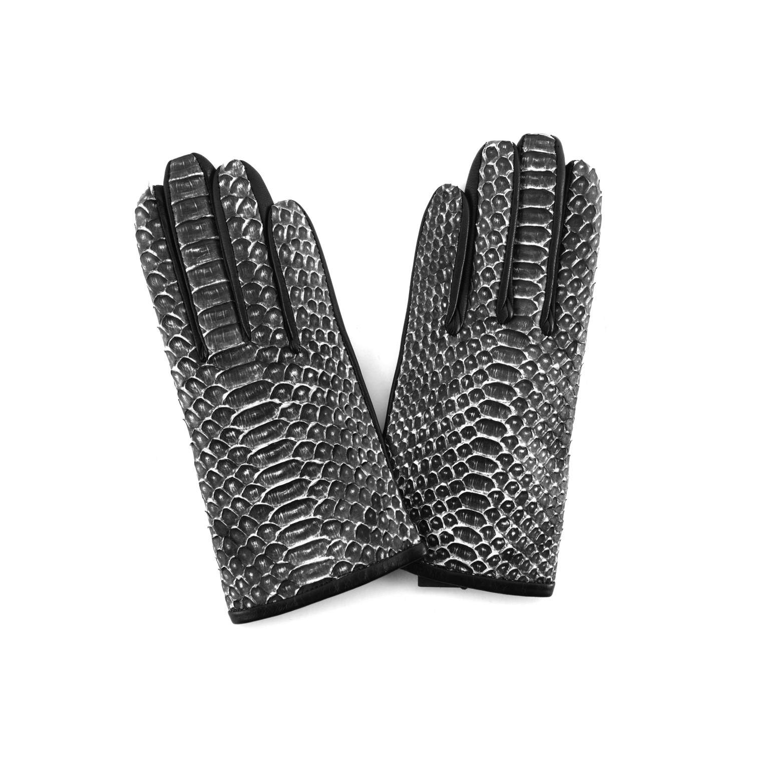 Haider Ackermann Python Leather Gloves