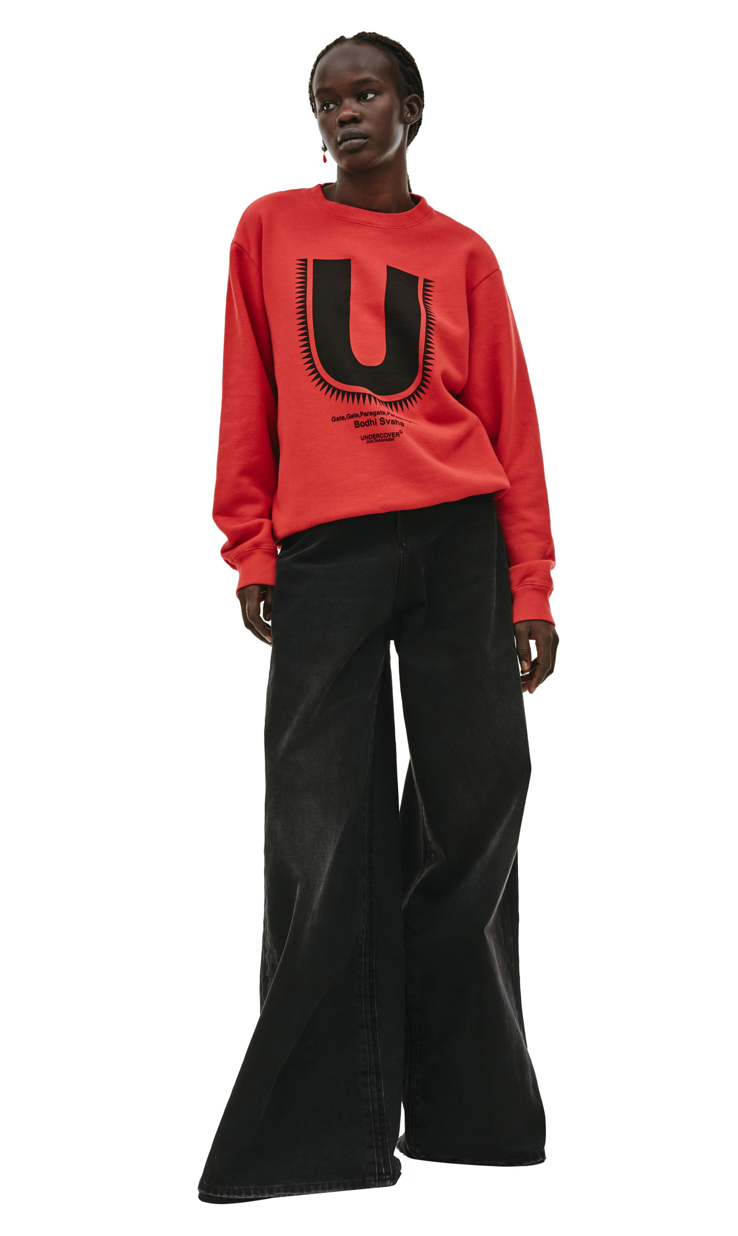 Undercover Bodhi Svaha Sweatshirt in Red