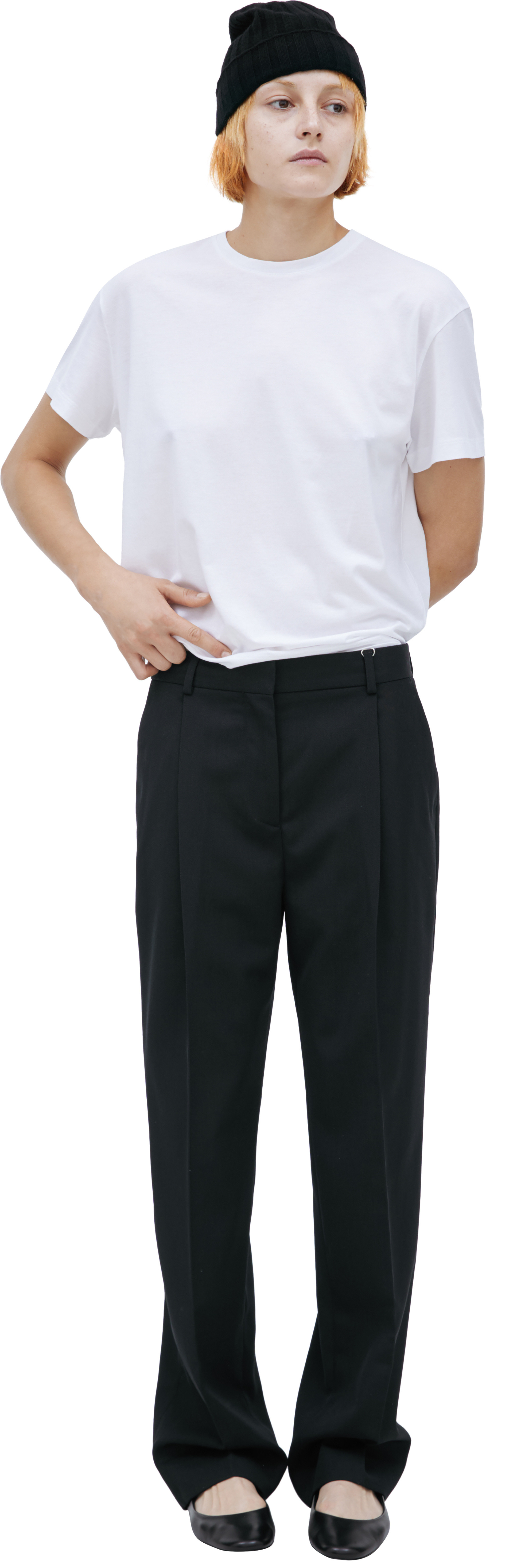 TOTEME Straight-leg trousers with creases
