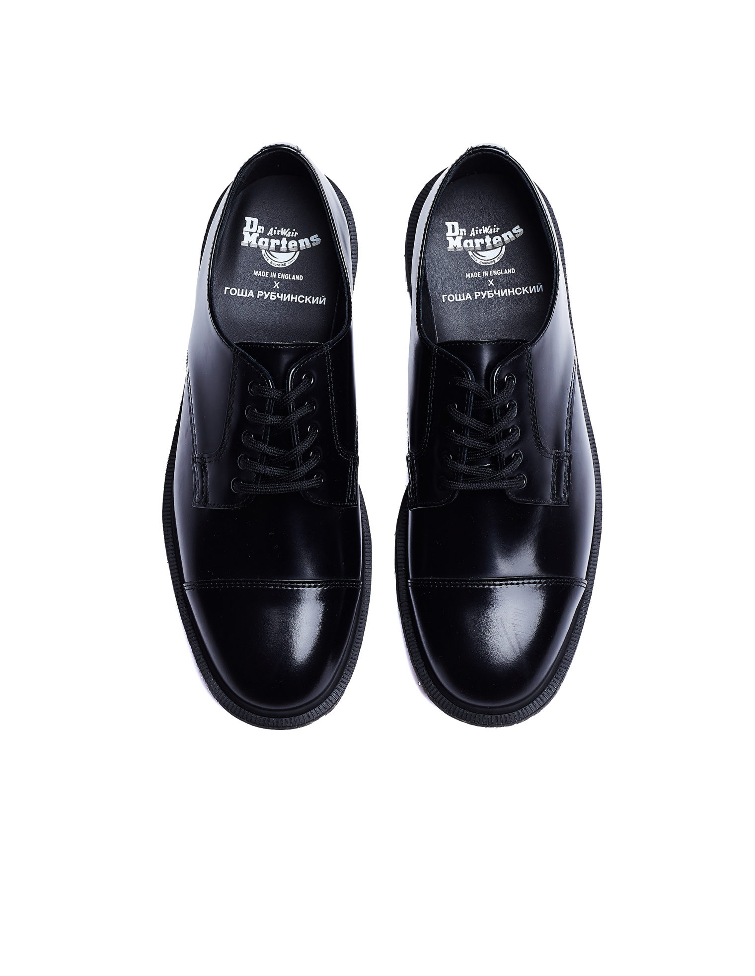 Gosha Rubchinskiy Черные кожаные ботинки Dr.Martens