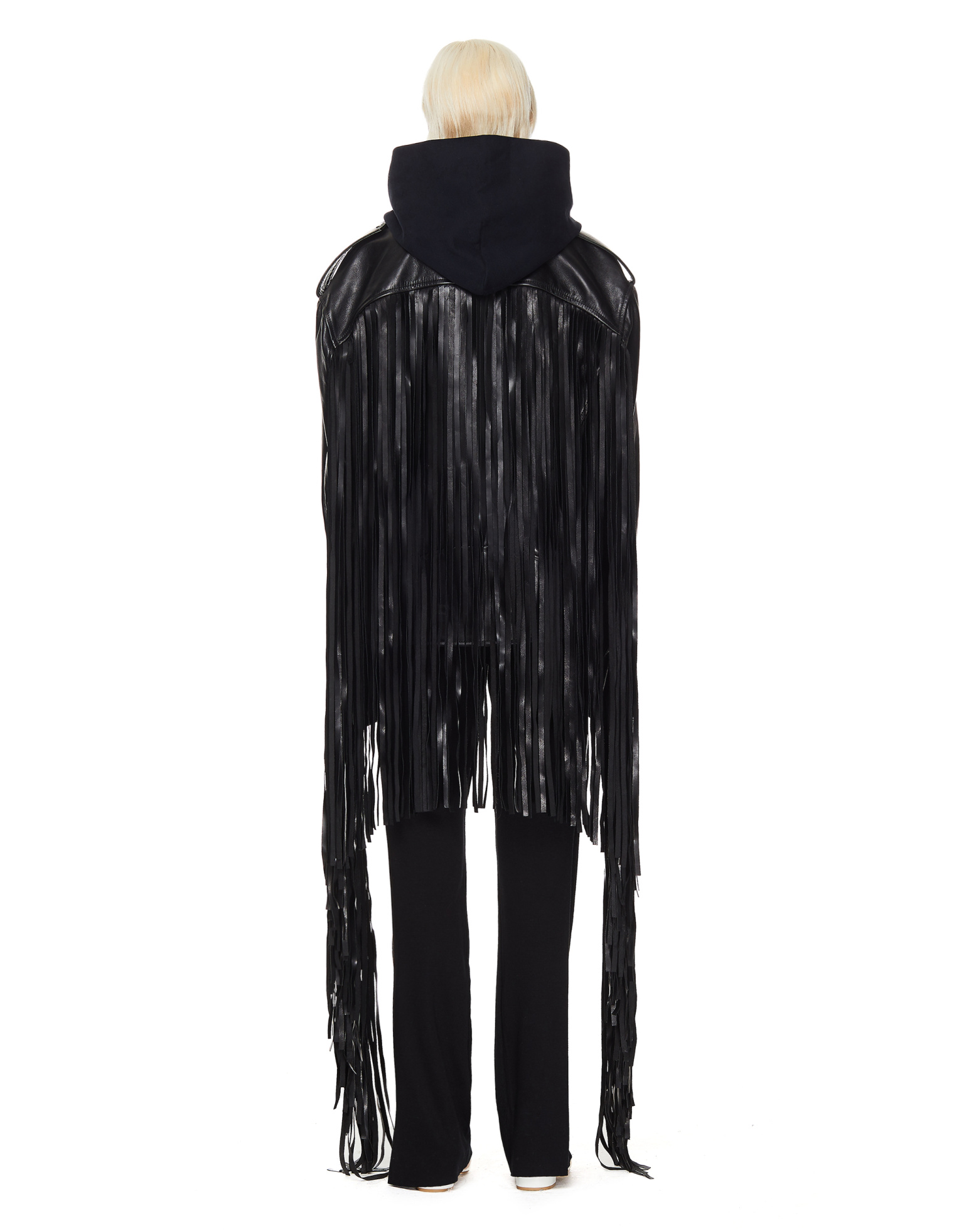 VETEMENTS Biker Jacket With Fringe