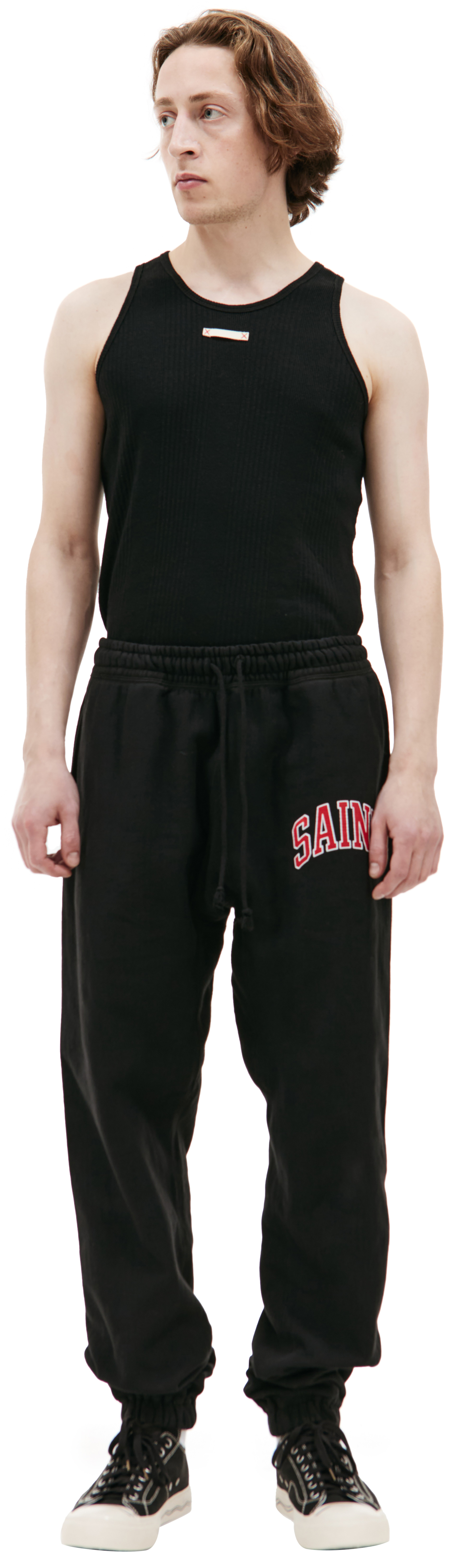 Saint Michael Logo printed sweatpants
