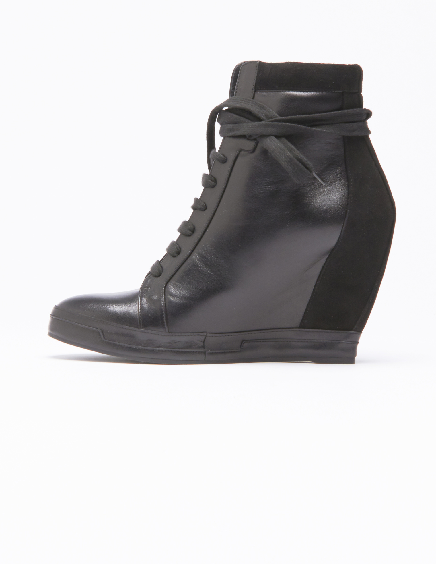 A.F.Vandevorst Lace up wedge boots