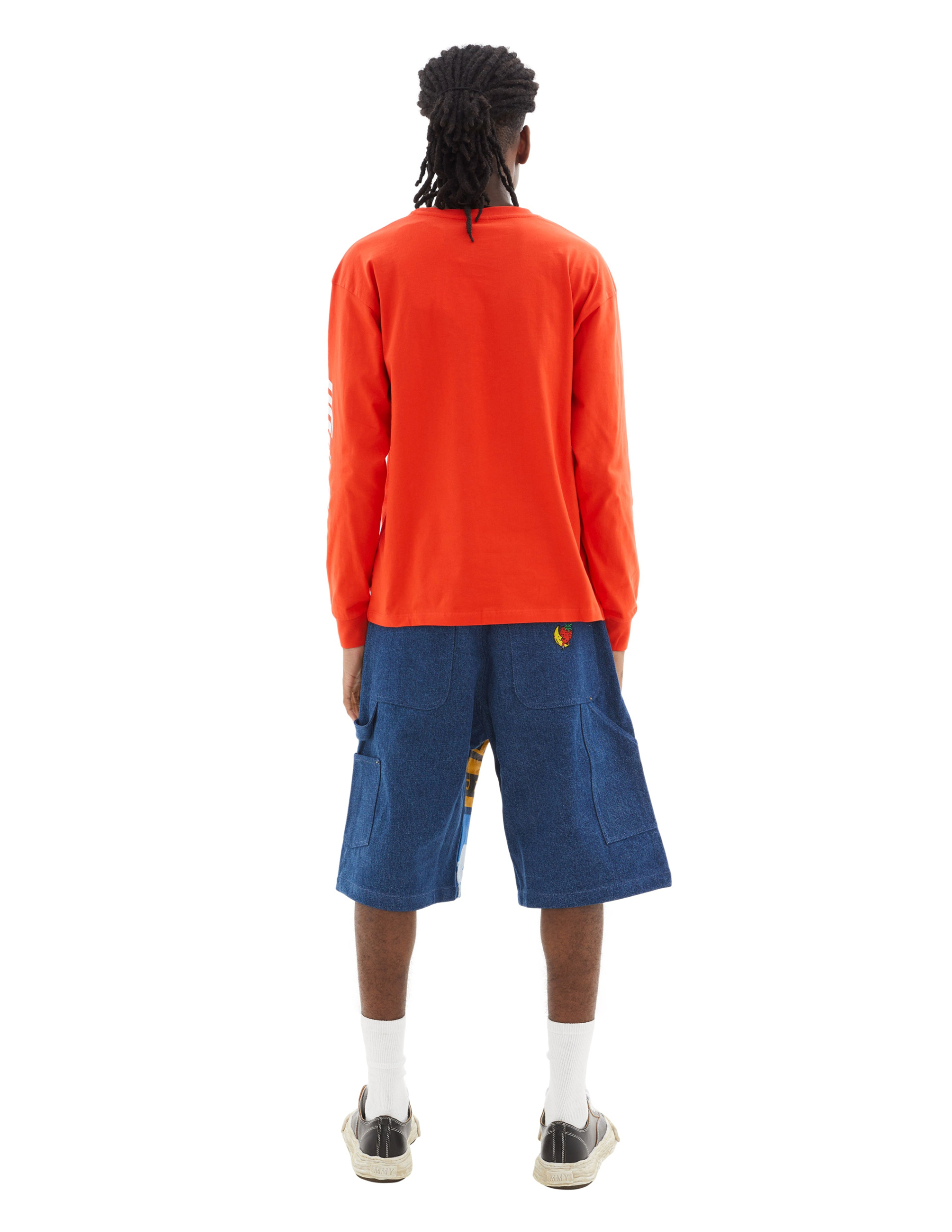 SKY HIGH FARM WORKWEAR Construction Graphic Logo Shorts