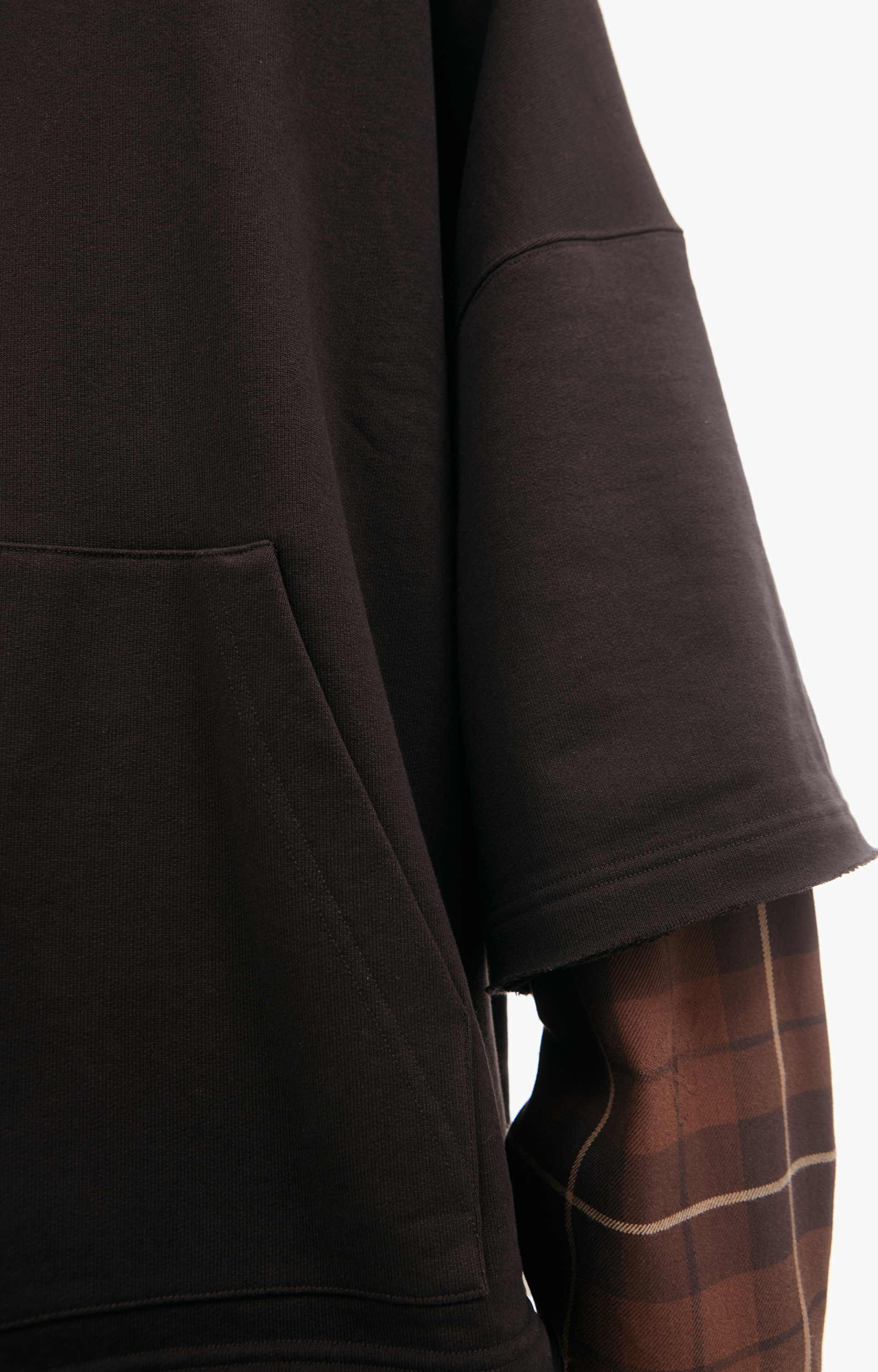 Mastermind WORLD Logo layered hoodie