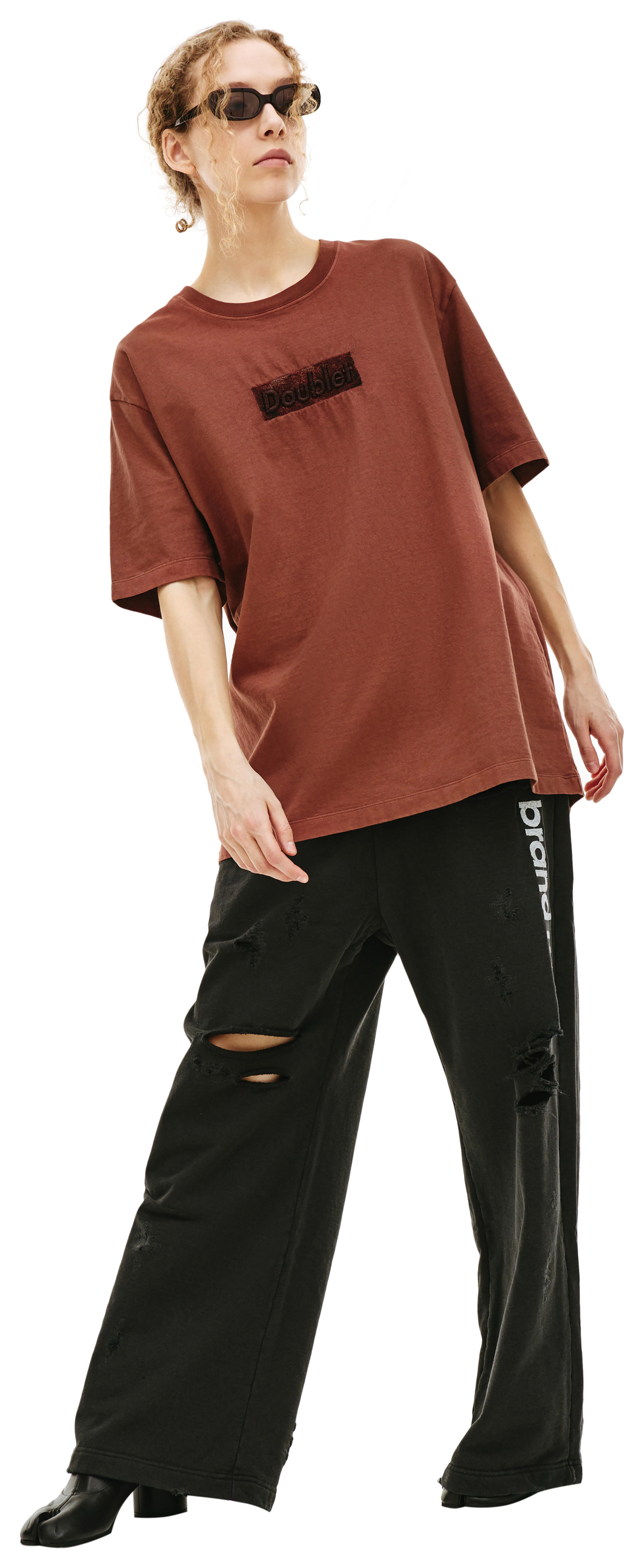 Doublet Logo embroidered t-shirt