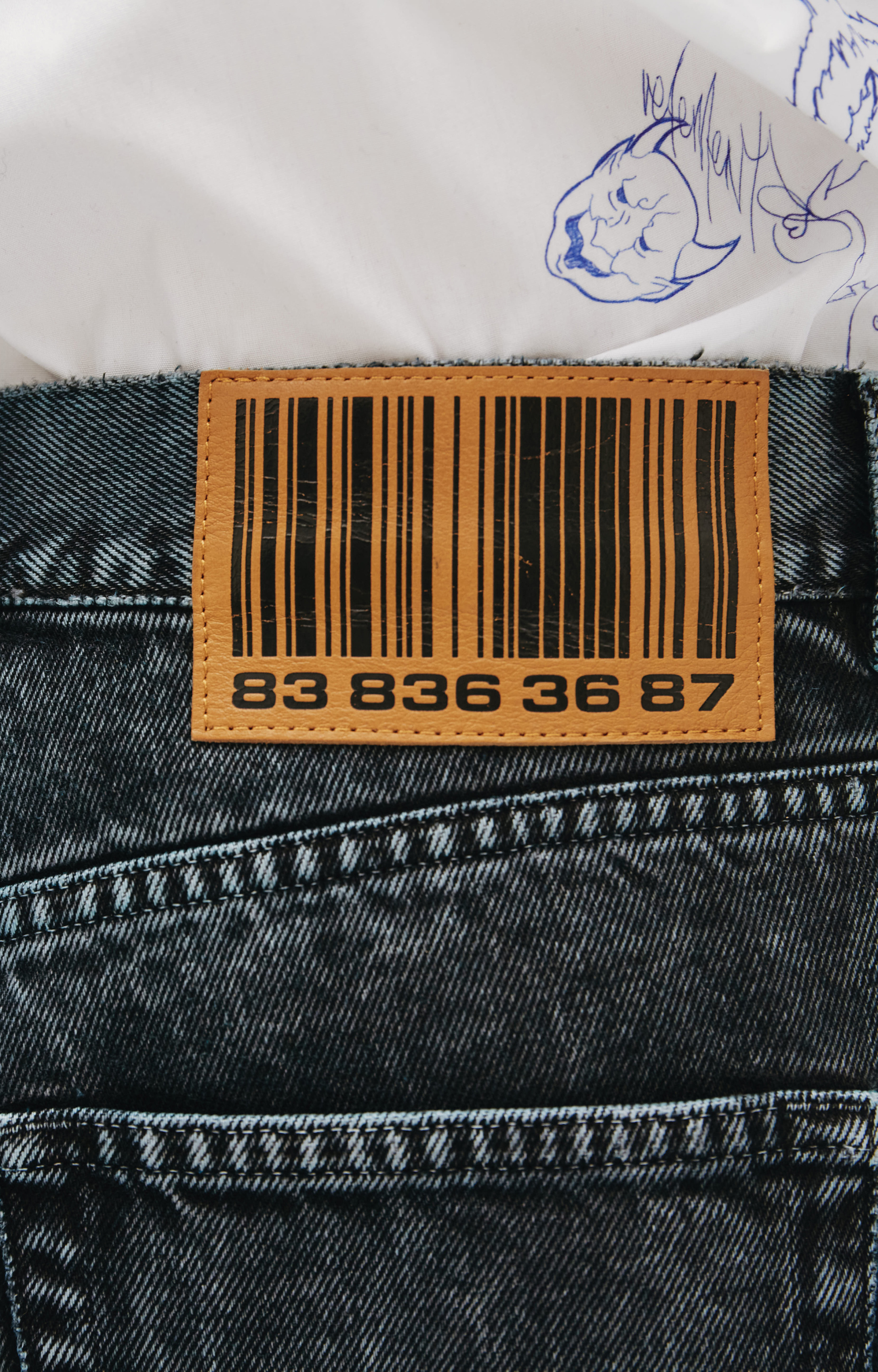 VTMNTS Washed wide-leg jeans