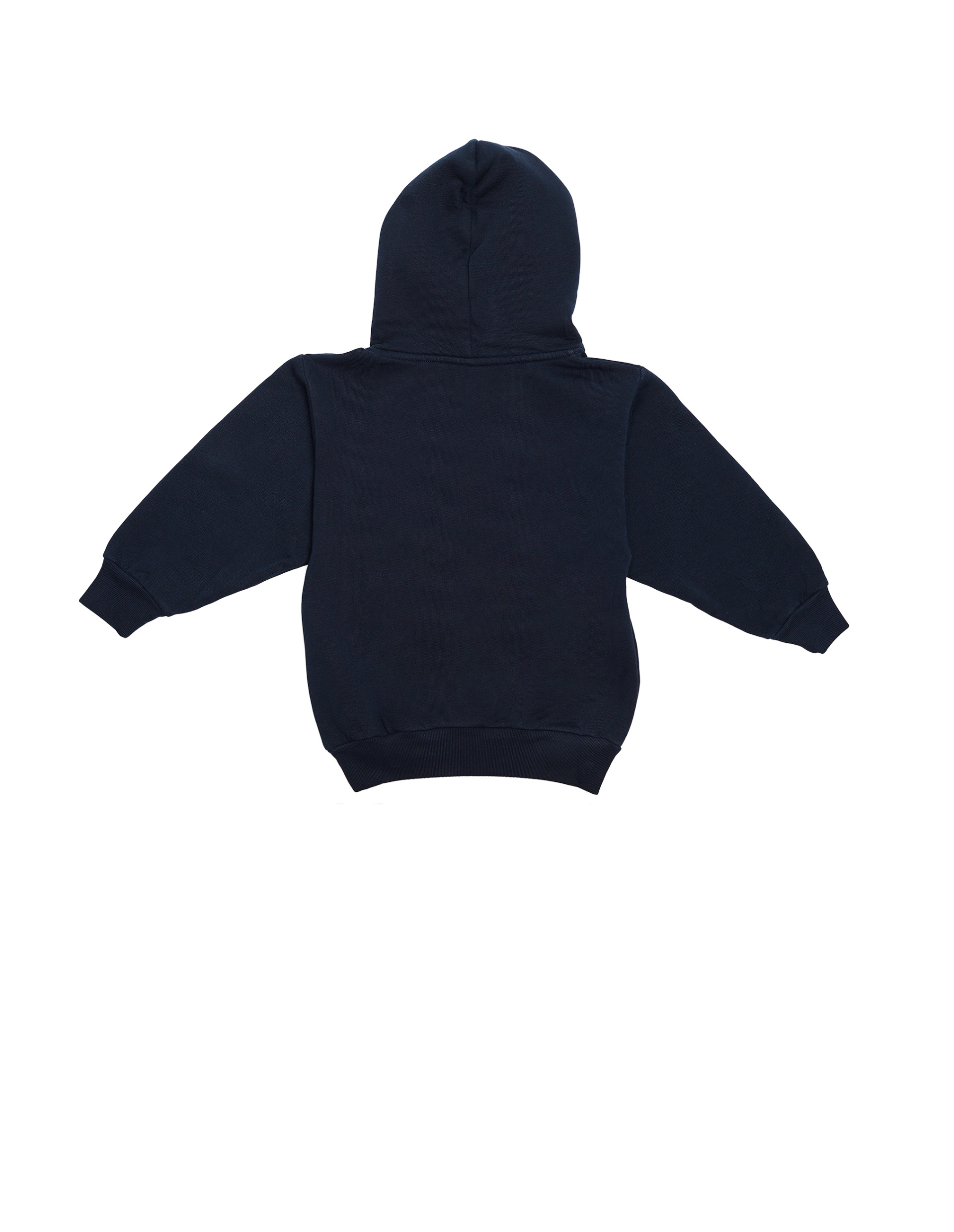 Balenciaga Kids Navy Blue Cotton Hoodie