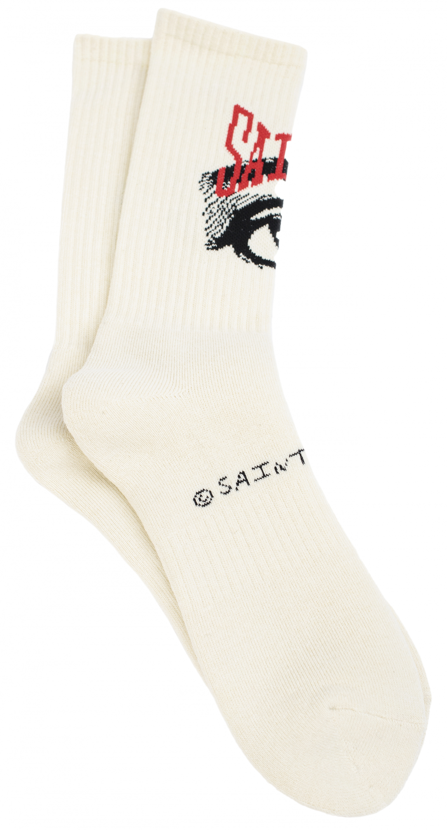 Saint Michael Beige Printed Socks