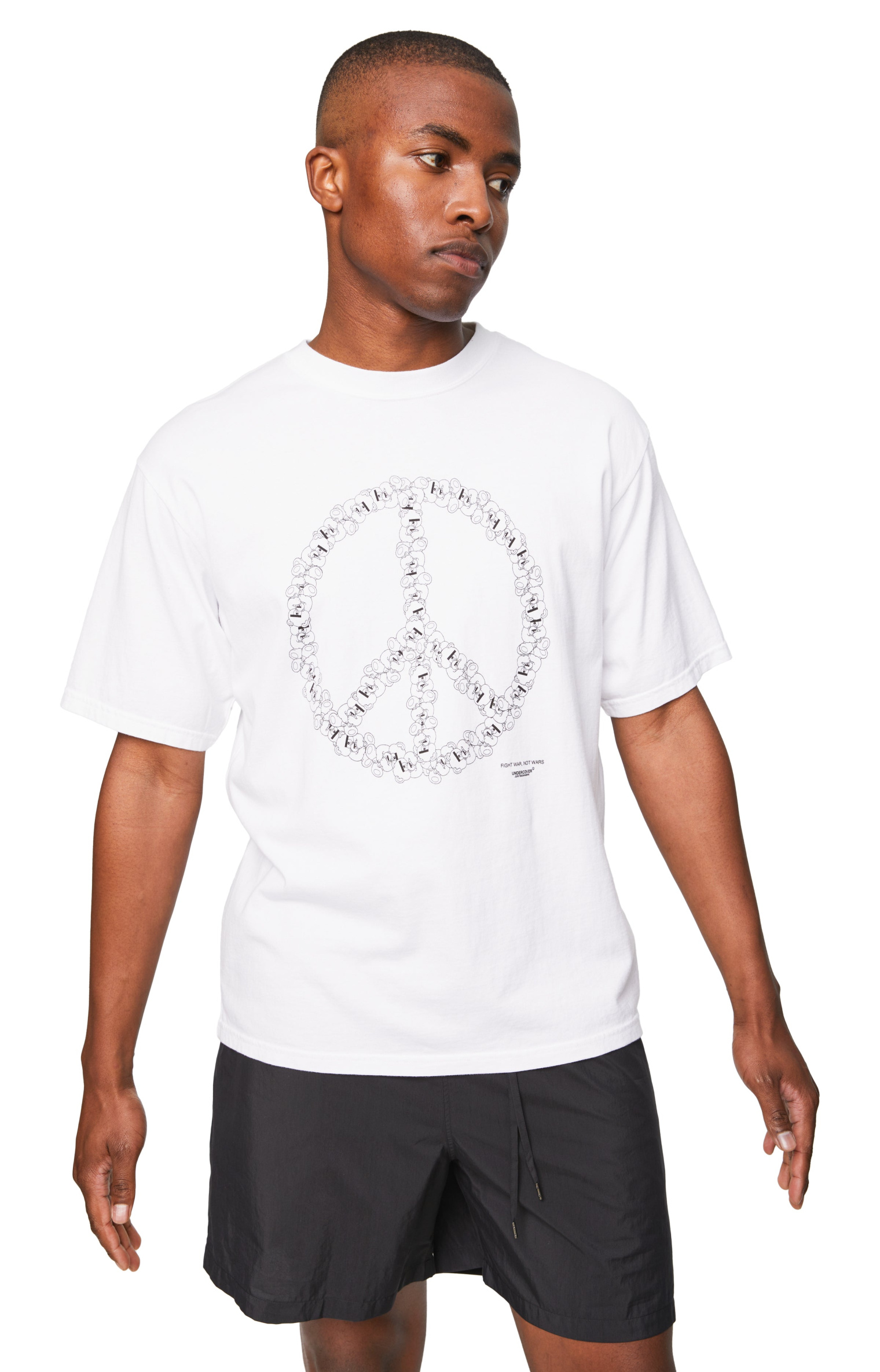 Undercover Peace Sign T-shirt in White