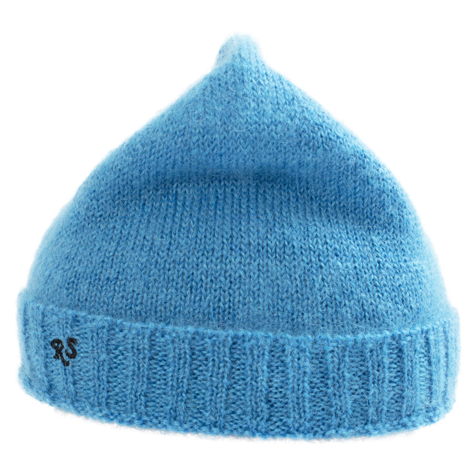 Raf Simons RS Knitted Beanie in blue