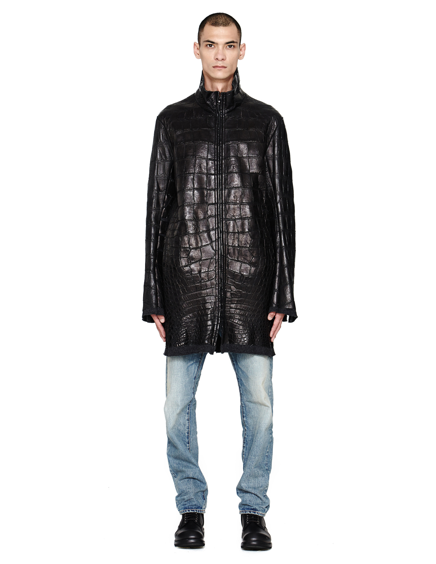 Isaac Sellam Crocodile leather jacket