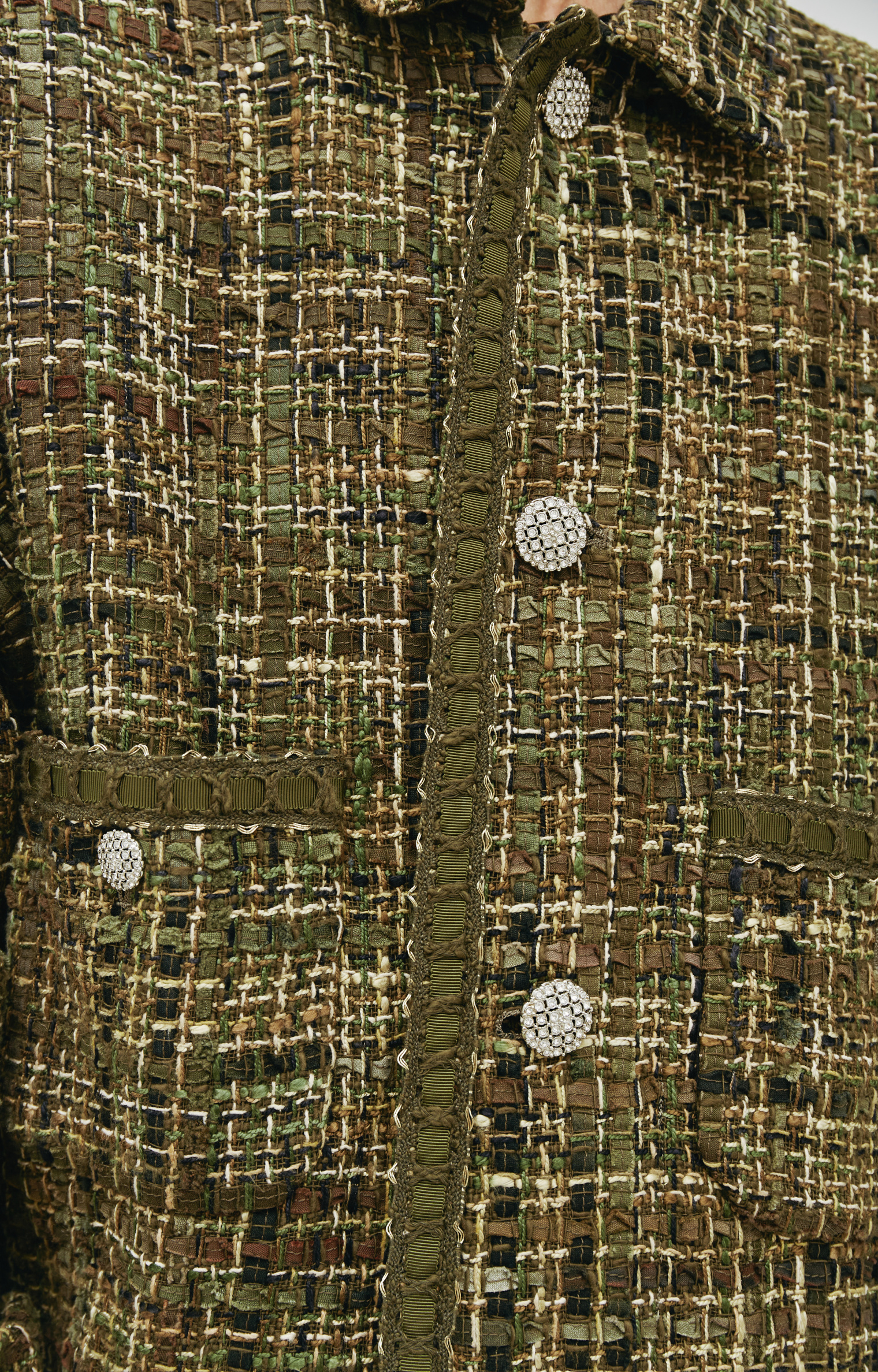 Readymade Green tweed shirt