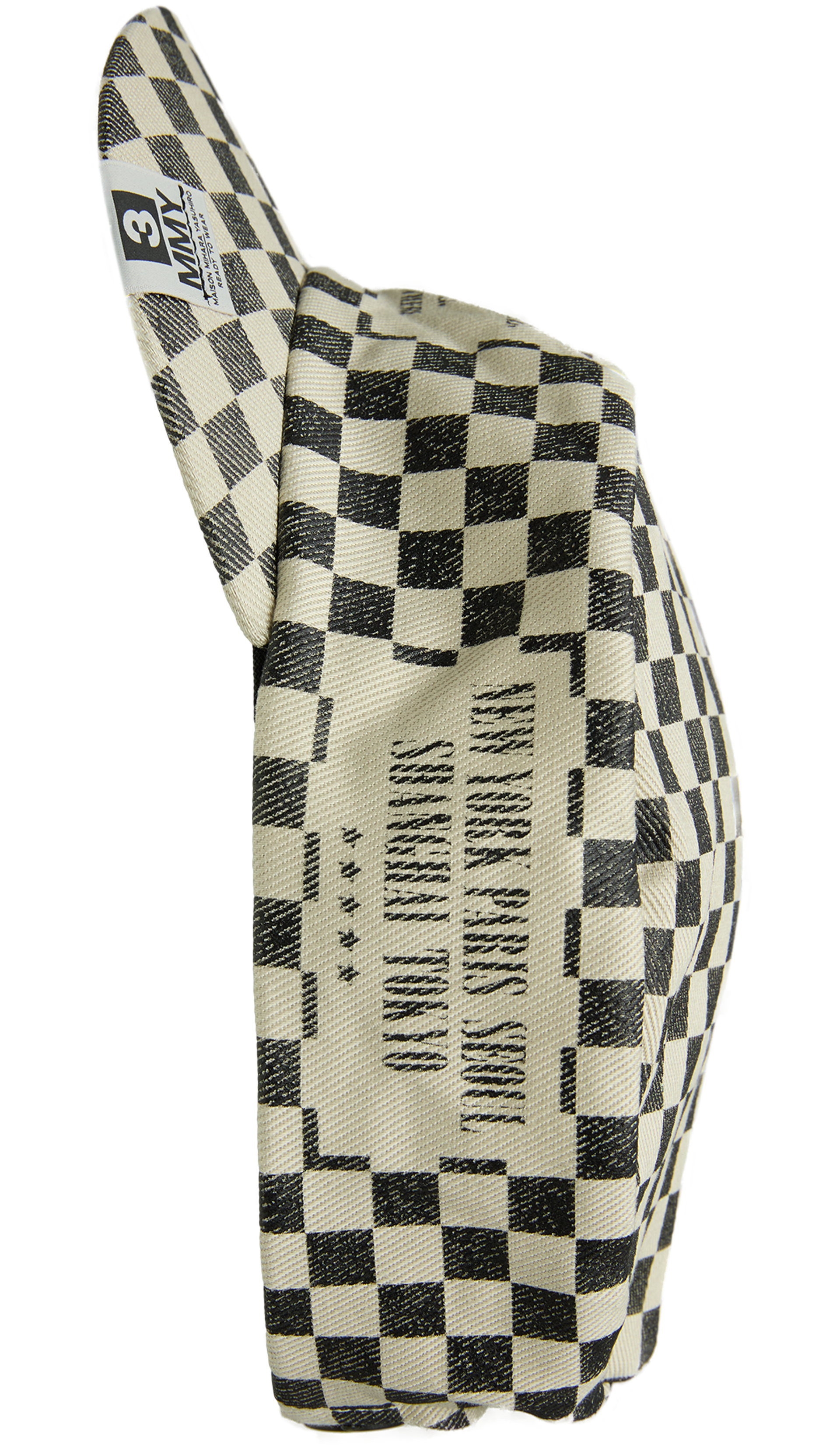 Maison Mihara Yasuhiro check-pattern Cap