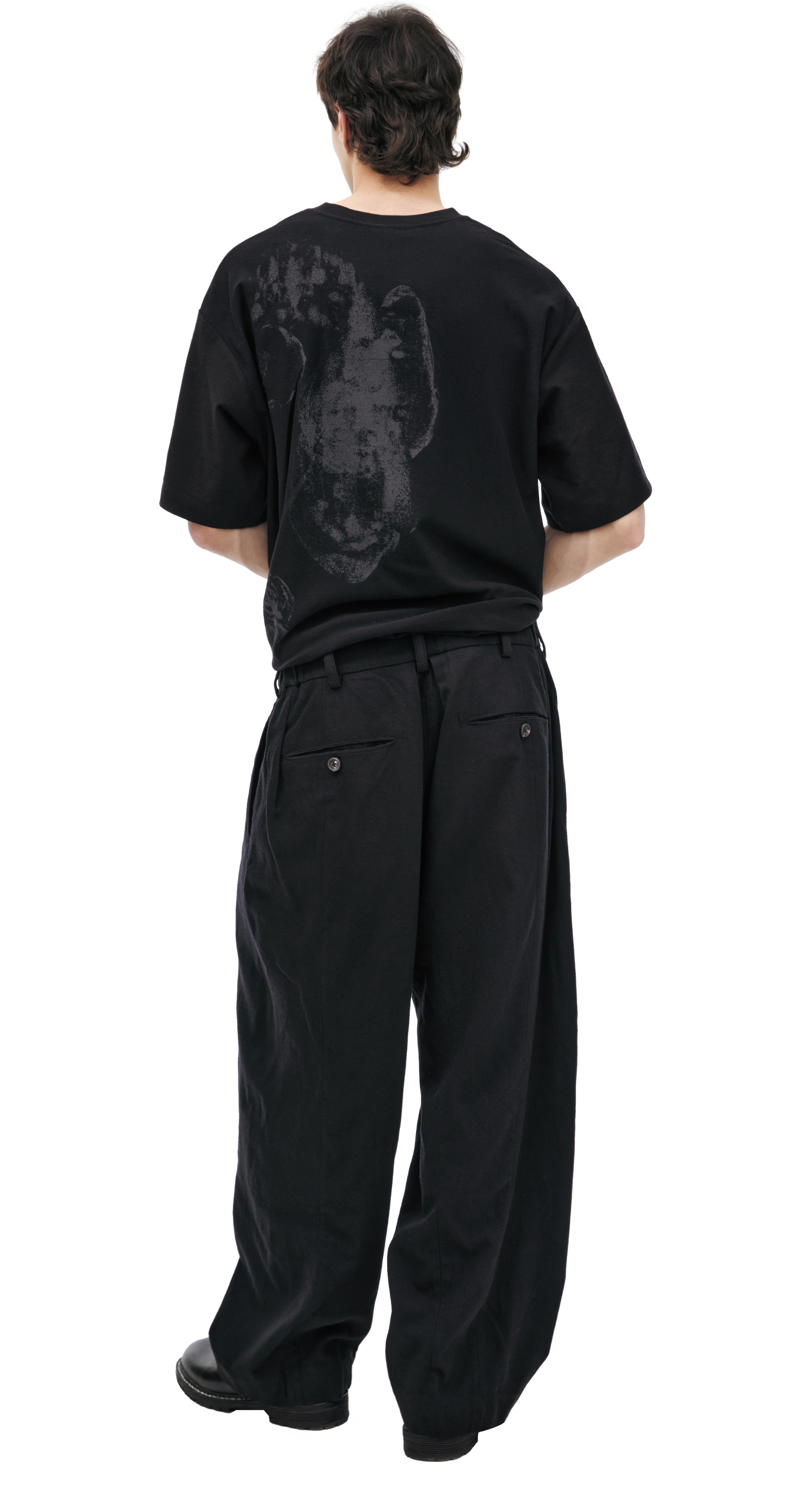 Ziggy Chen Wool Pleated Trousers