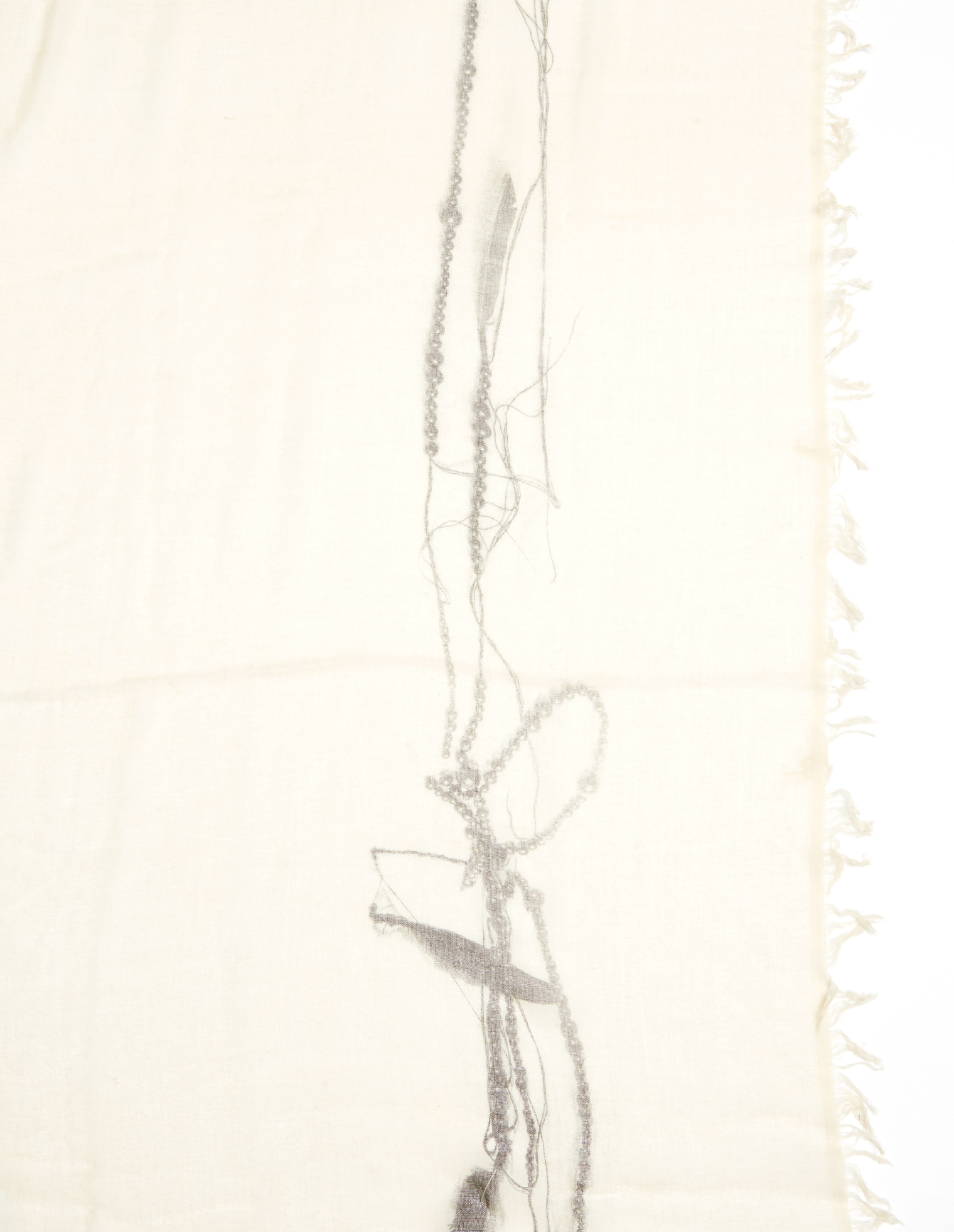 Ann Demeulemeester Printed cashmere scarf