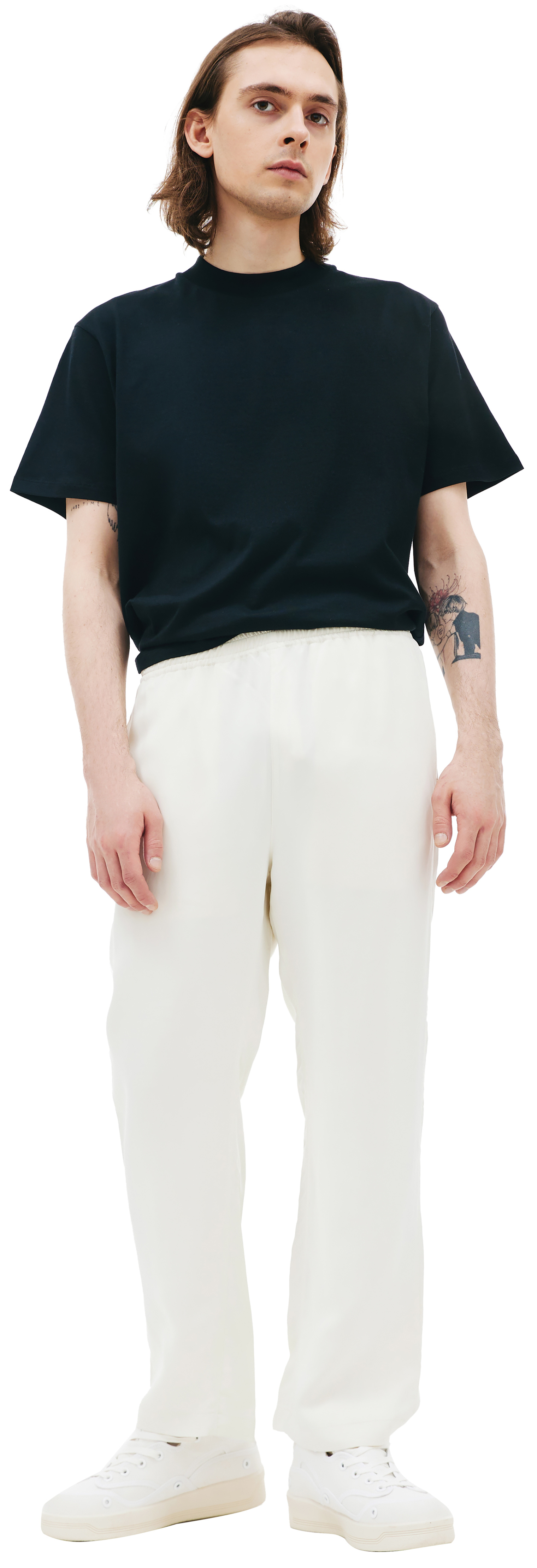 KIMMY White straight trousers