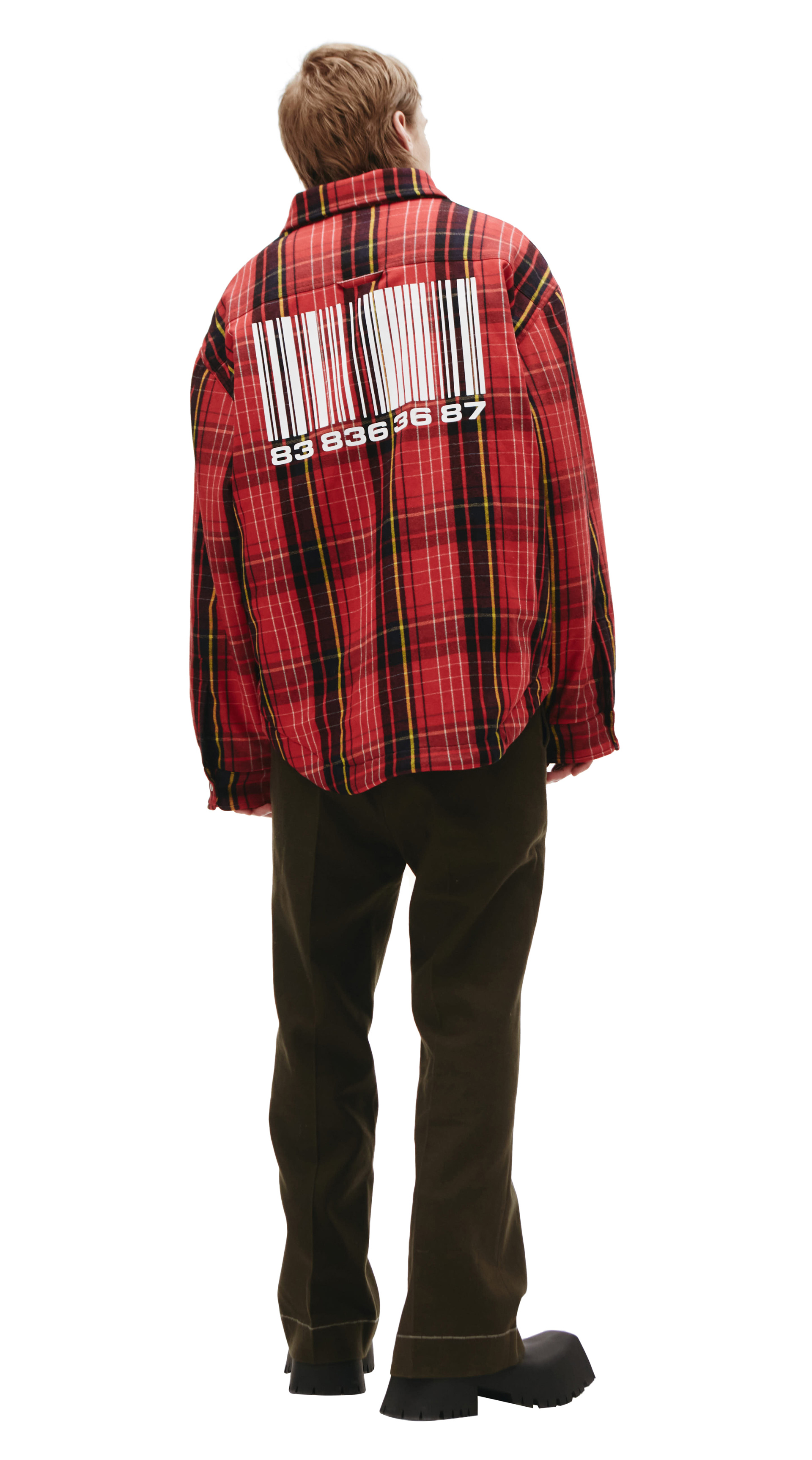 VTMNTS Lined check shirt