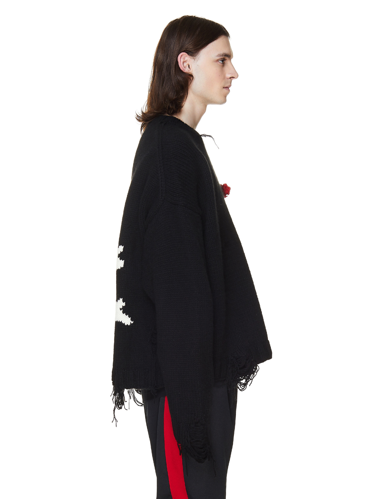 Mastermind WORLD Oversized Cashmere Skull Crew Neck Sweater