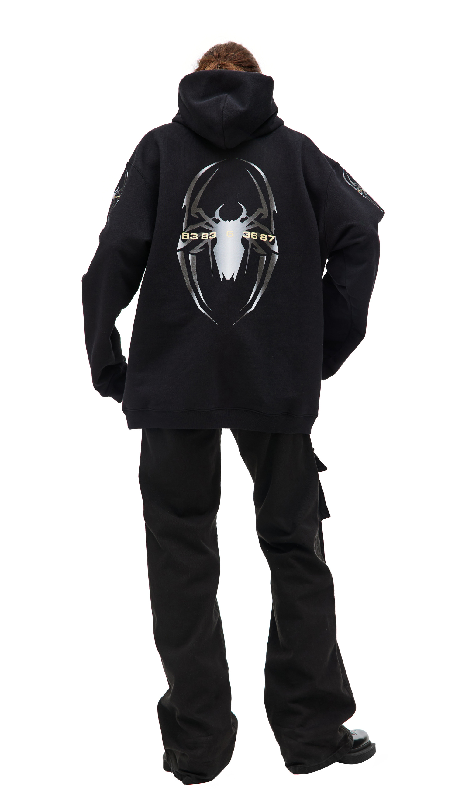 VTMNTS Spider printed hoodie