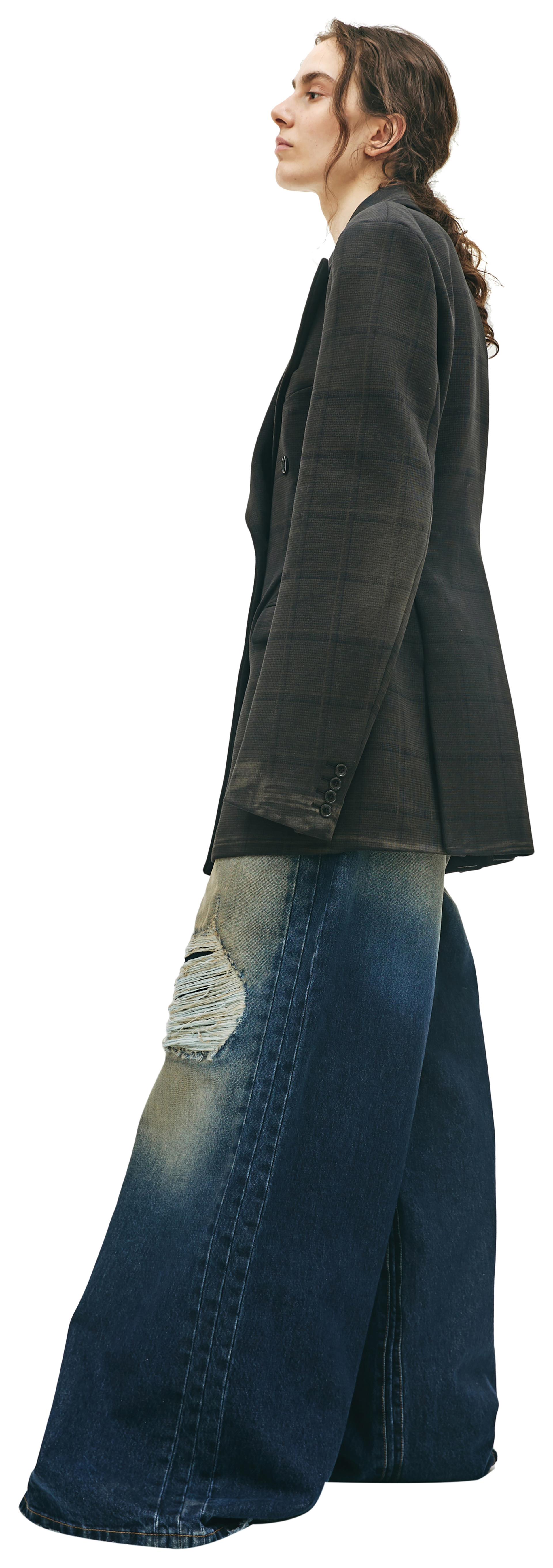 VETEMENTS Striped tailored blazer