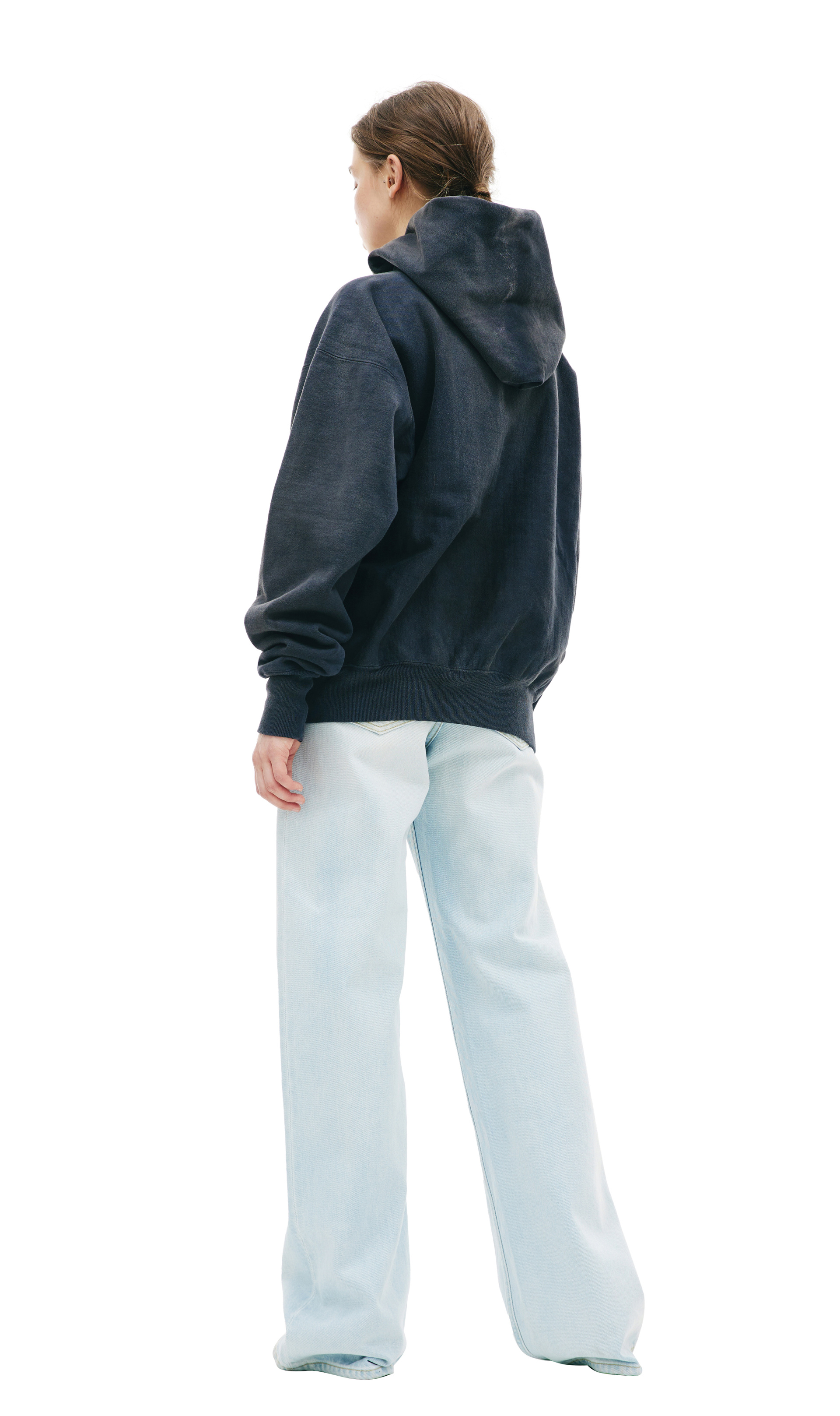 Saint Michael Possession printed hoodie