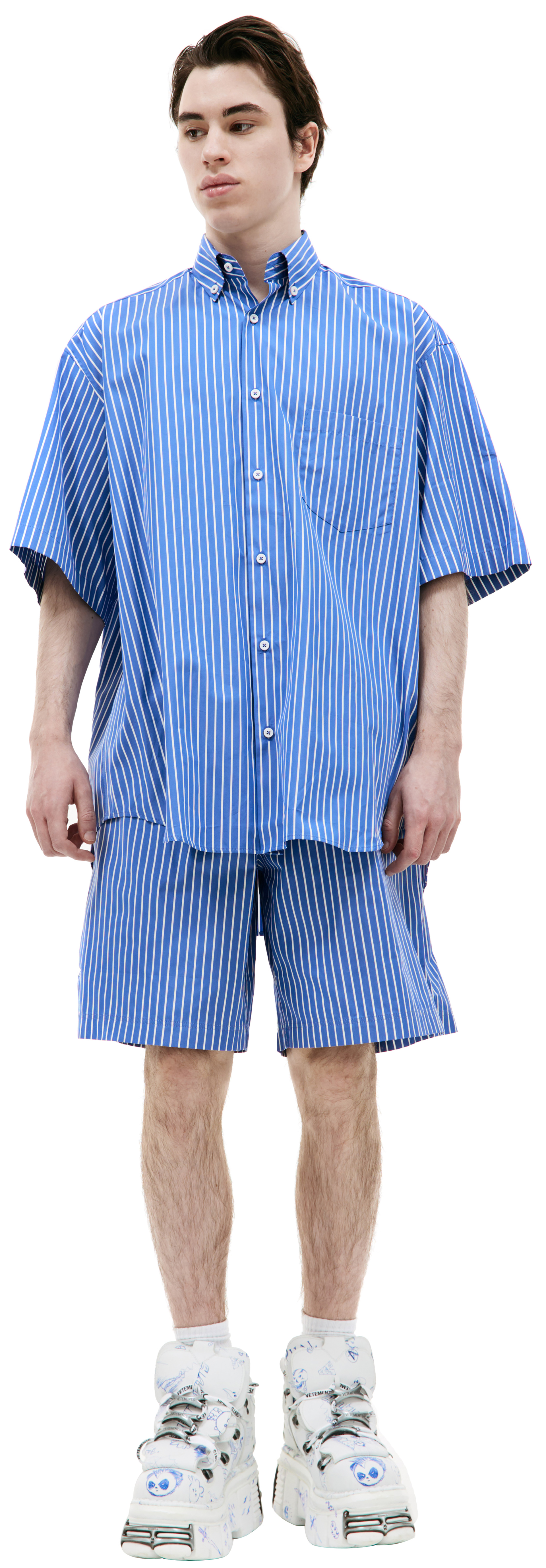 VETEMENTS Oversize striped shirt