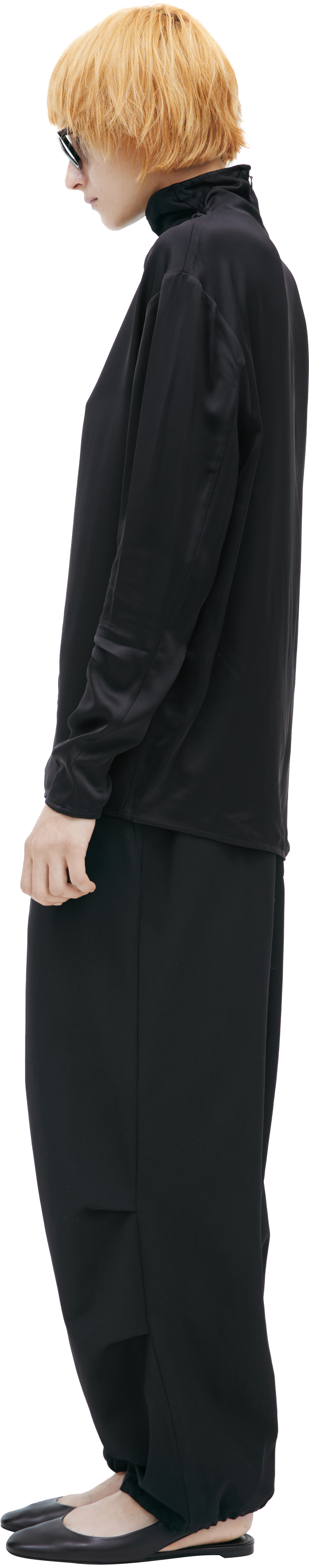 TOTEME blouse with a stand-up collar