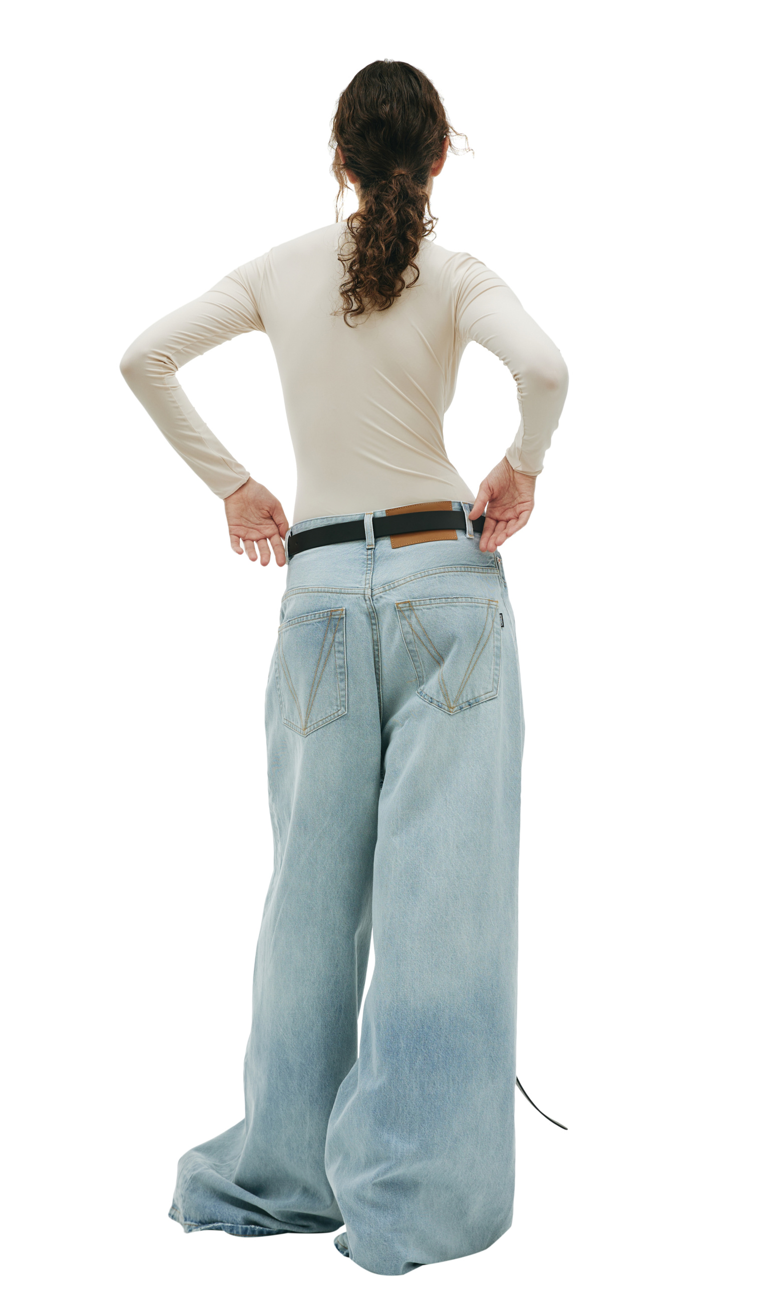 VETEMENTS Blue baggy jeans