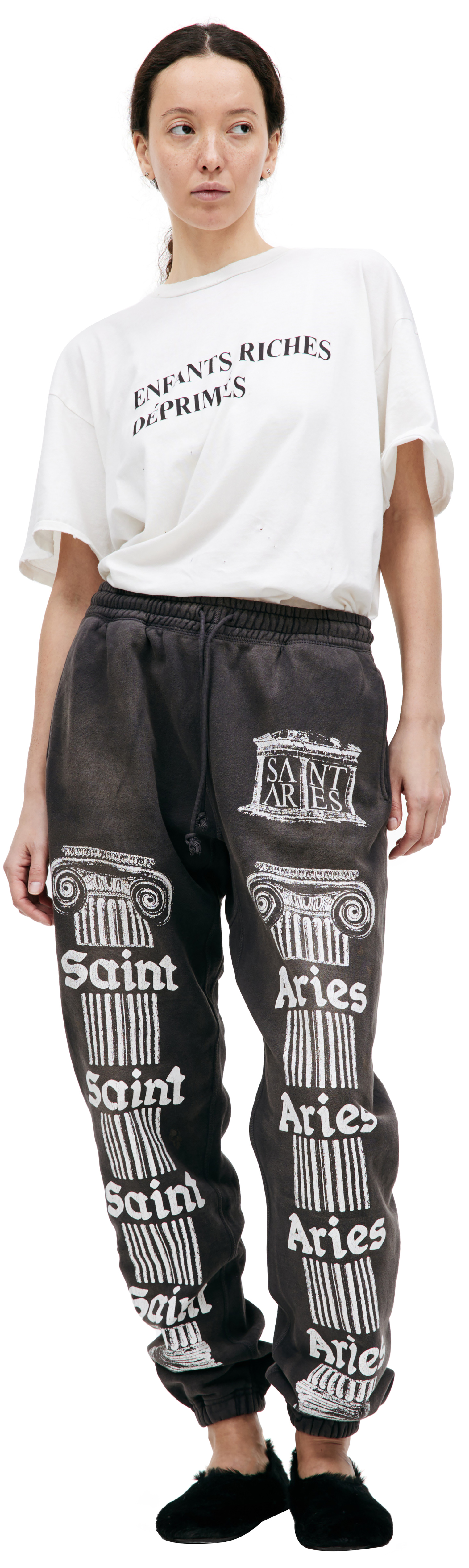 Saint Michael Saint Michael х Aries printed sweatpants