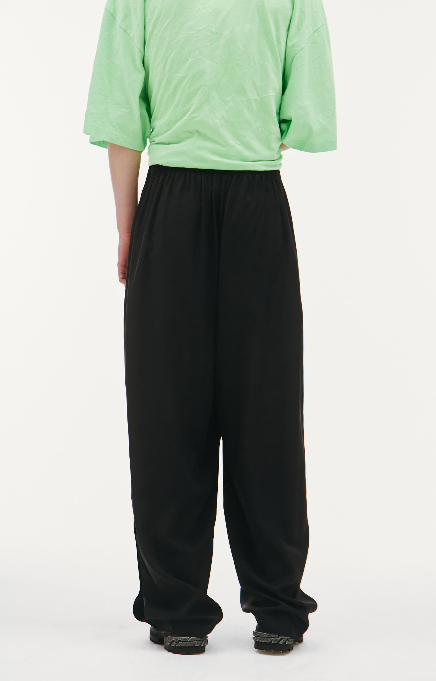 Balenciaga Flared Trousers With Side Buttons
