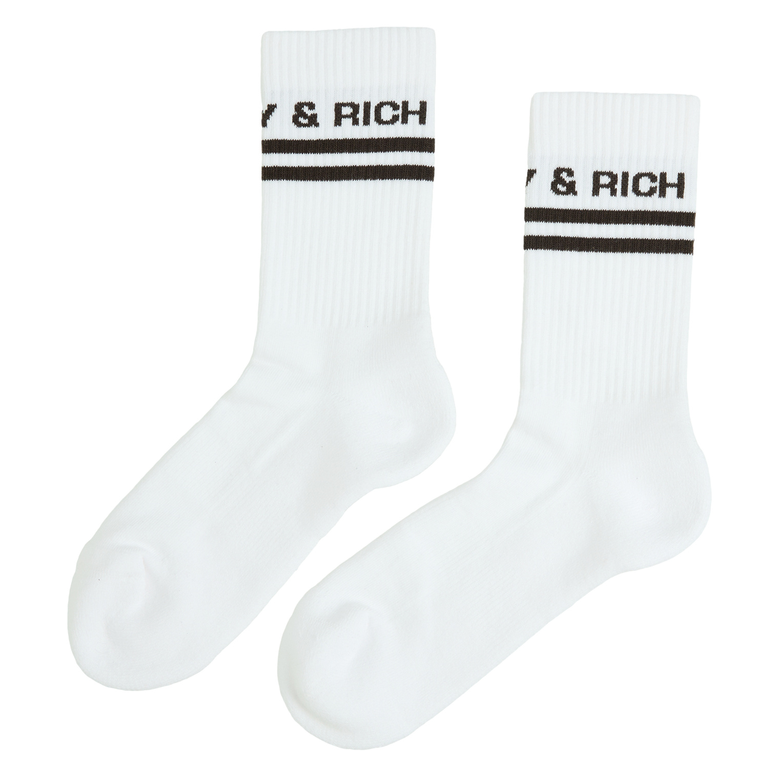 SPORTY & RICH Cotton socks with logo