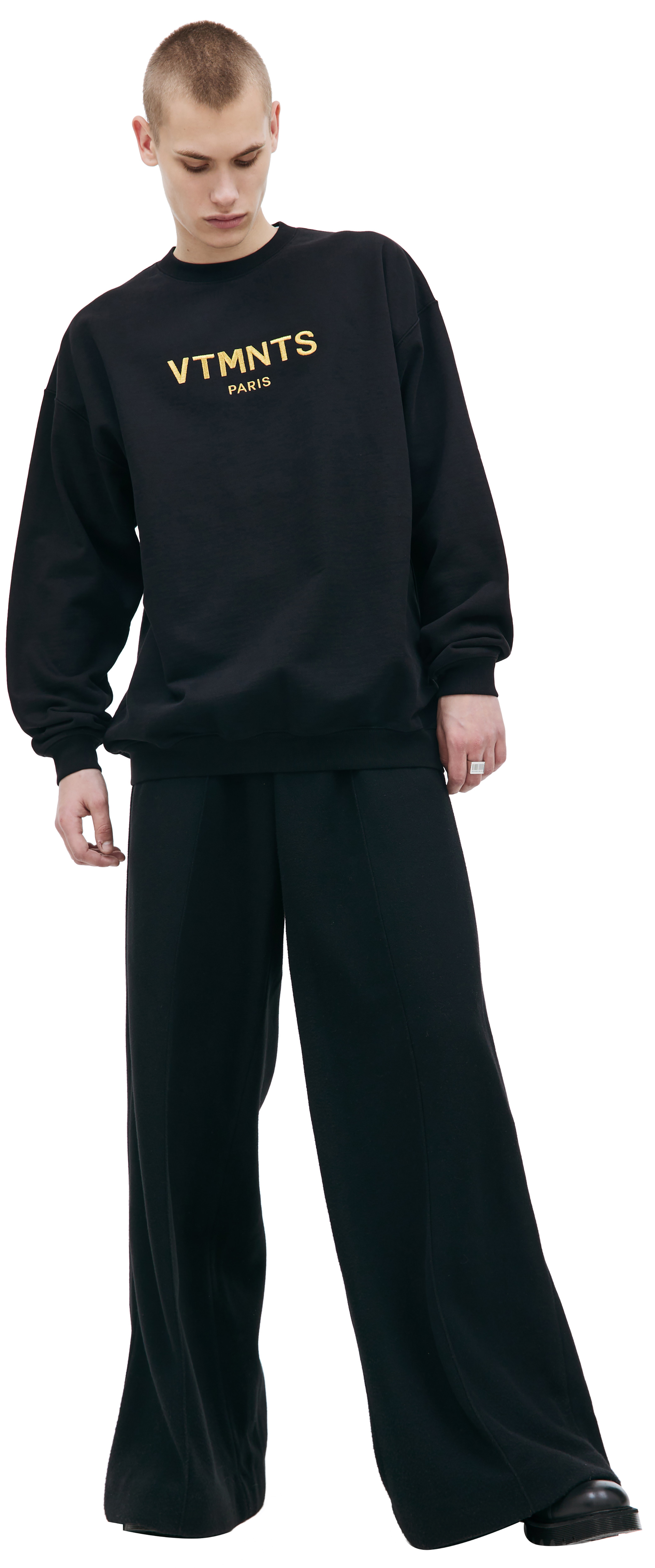 VTMNTS Embroidered logo sweatshirt