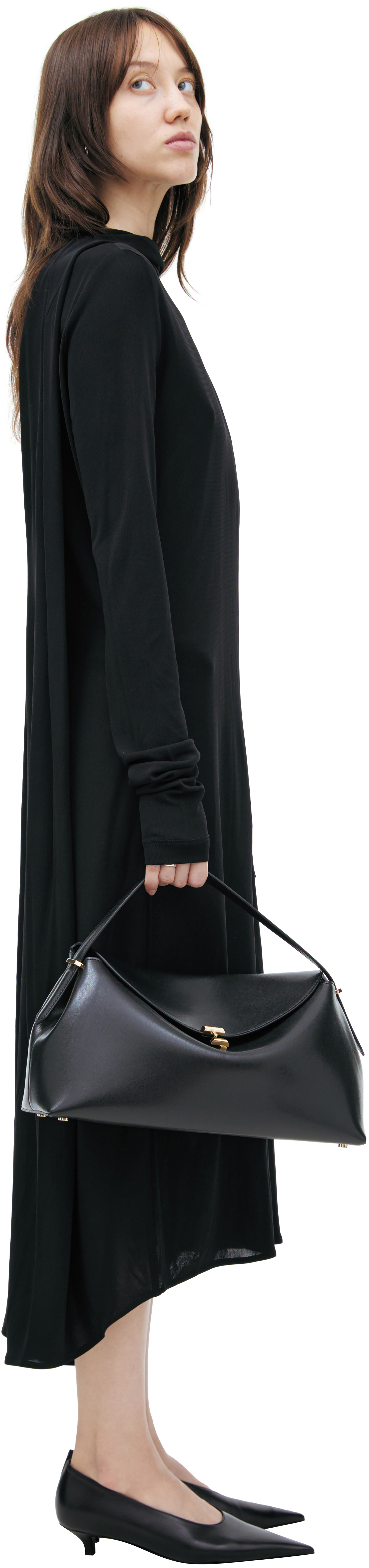 TOTEME Black dress with neckline