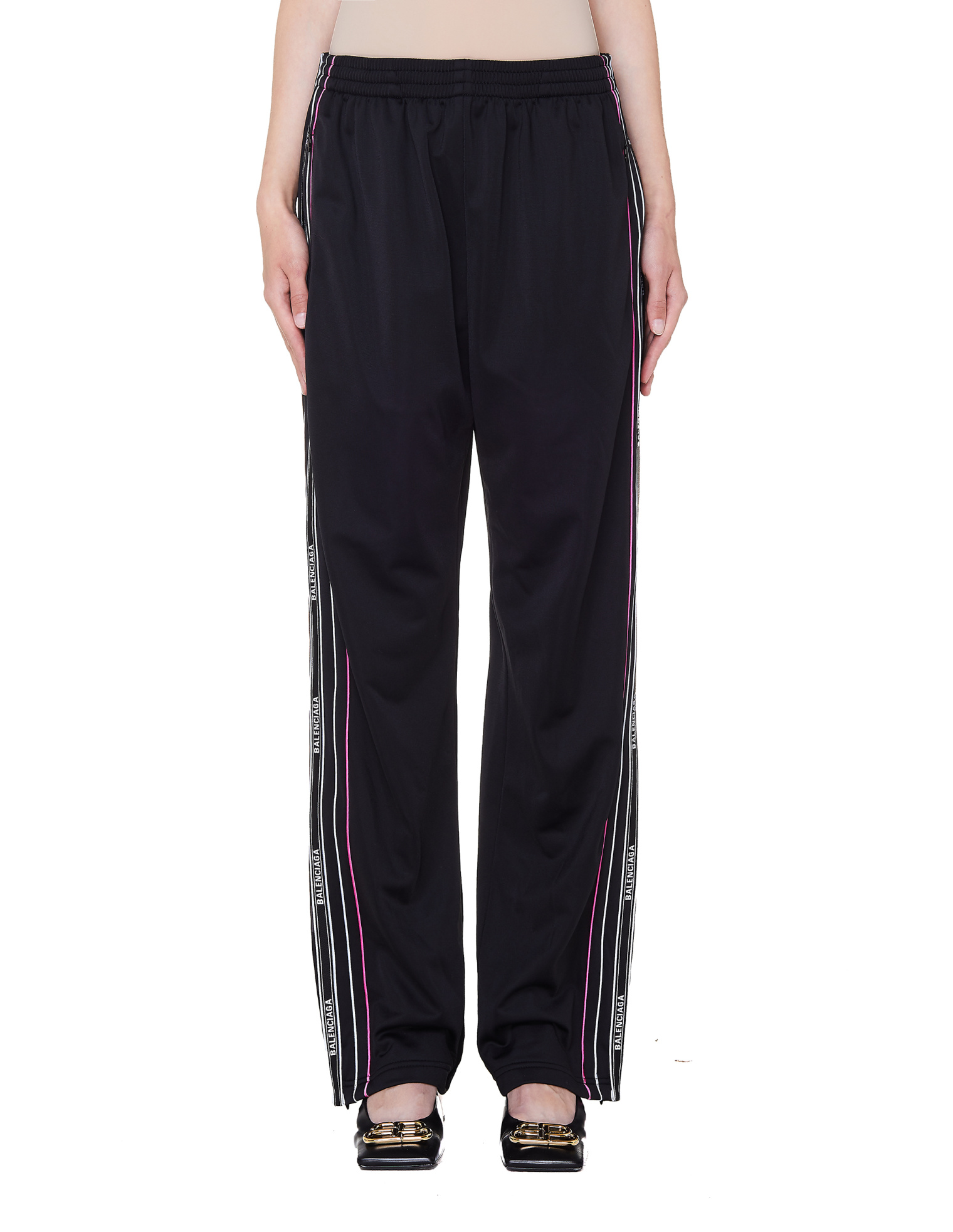 Balenciaga Black Striped Tracksuit Pants