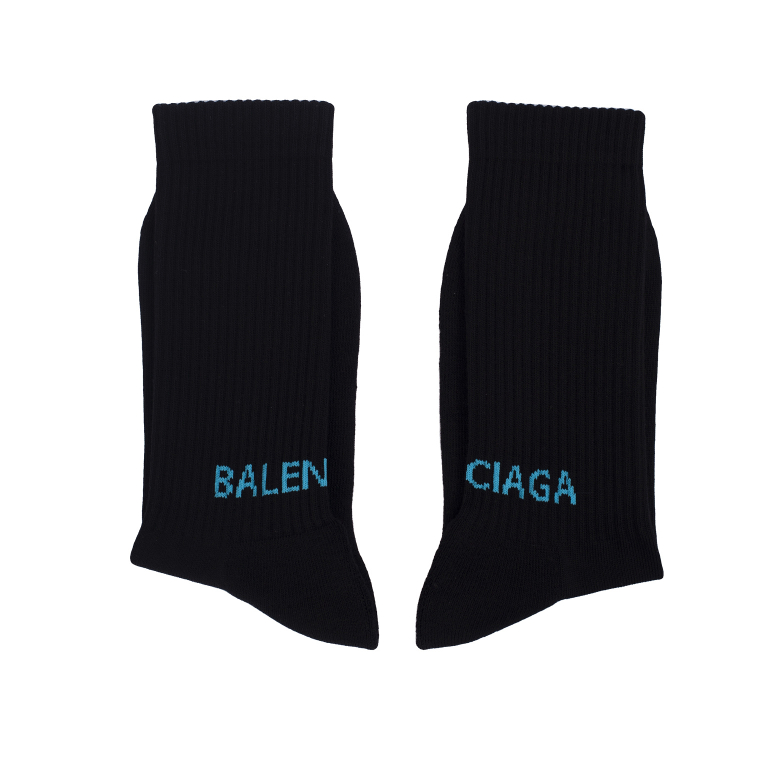 Balenciaga Black Logo Socks