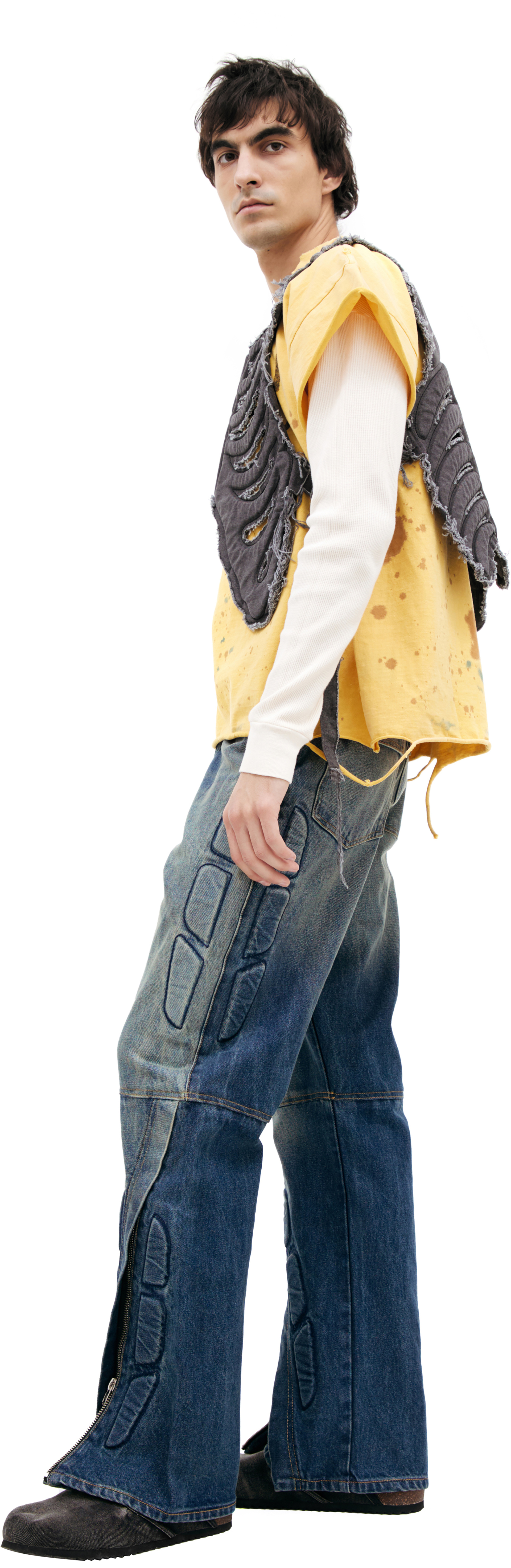 Satoshi Nakamoto Black skeleton vest