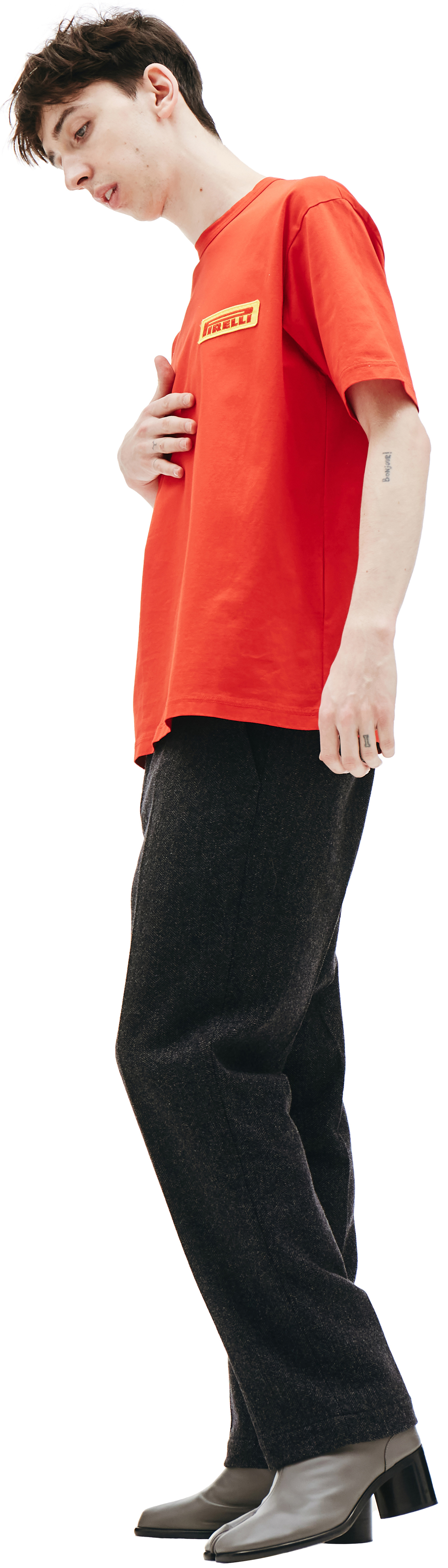 Junya Watanabe Red Pirelli T-shirt