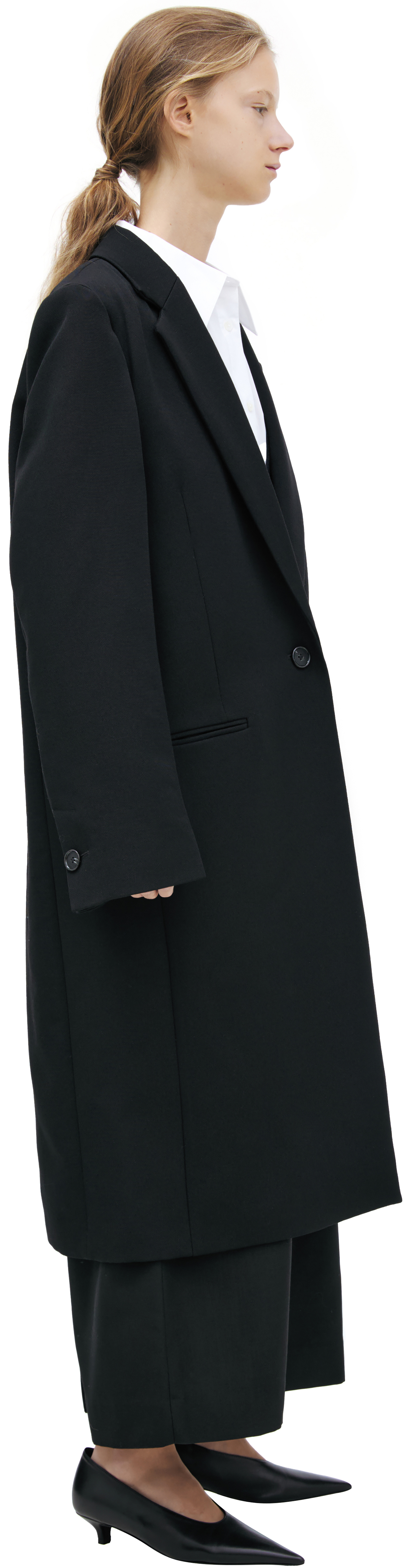 TOTEME Single-breasted wool coat