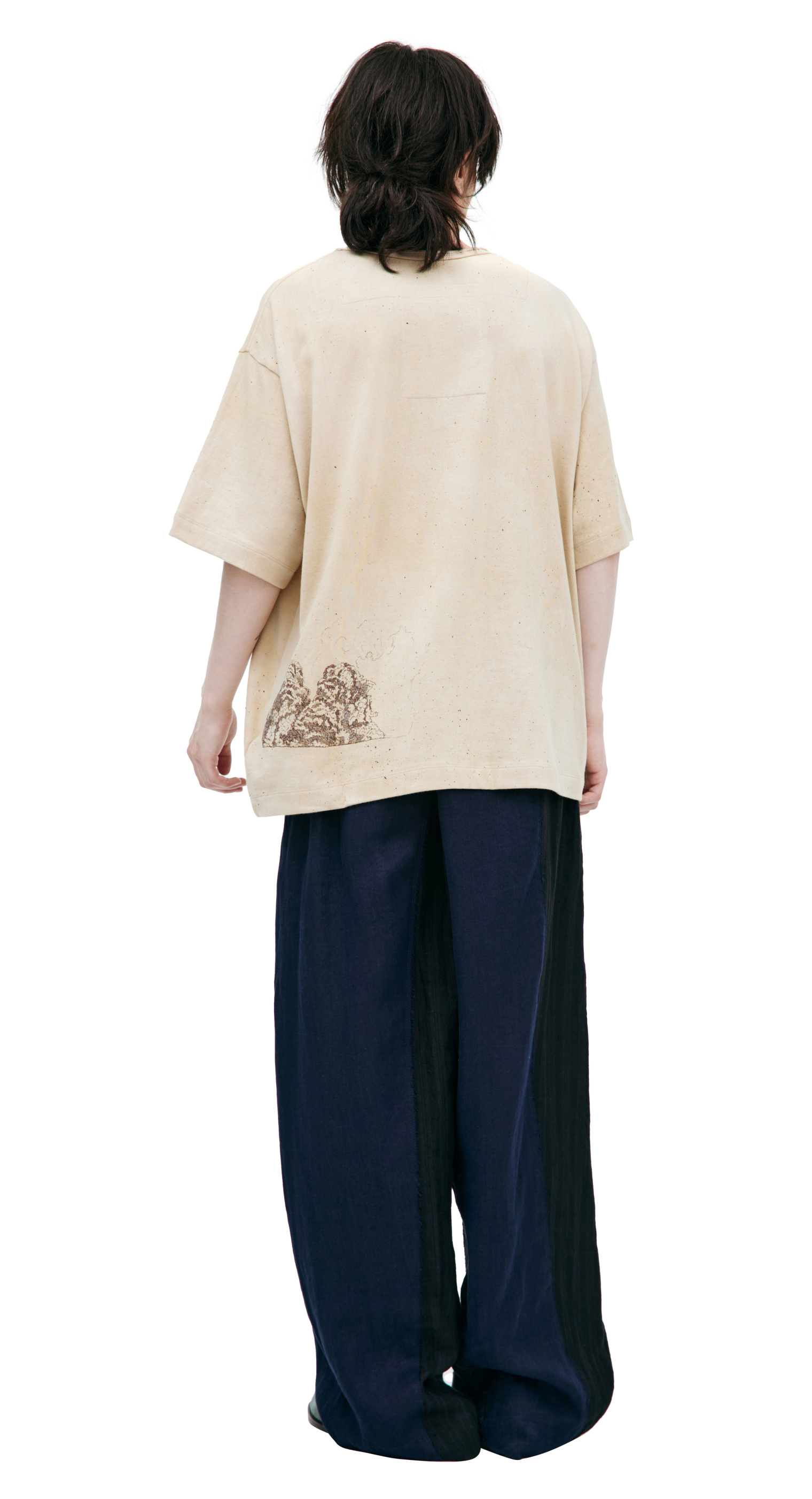 Ziggy Chen T-shirt with paint effect