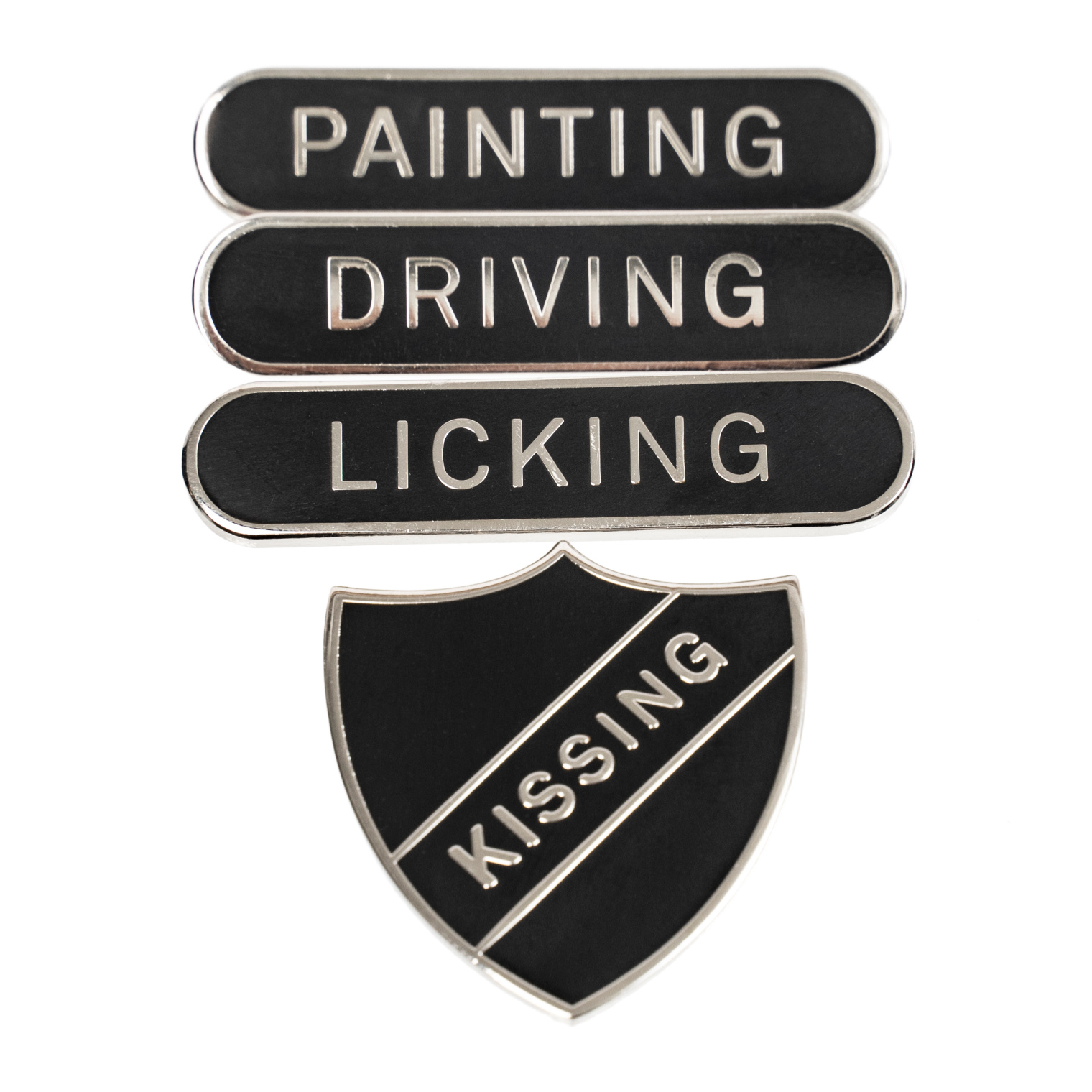 Raf Simons Set of 4 Badges