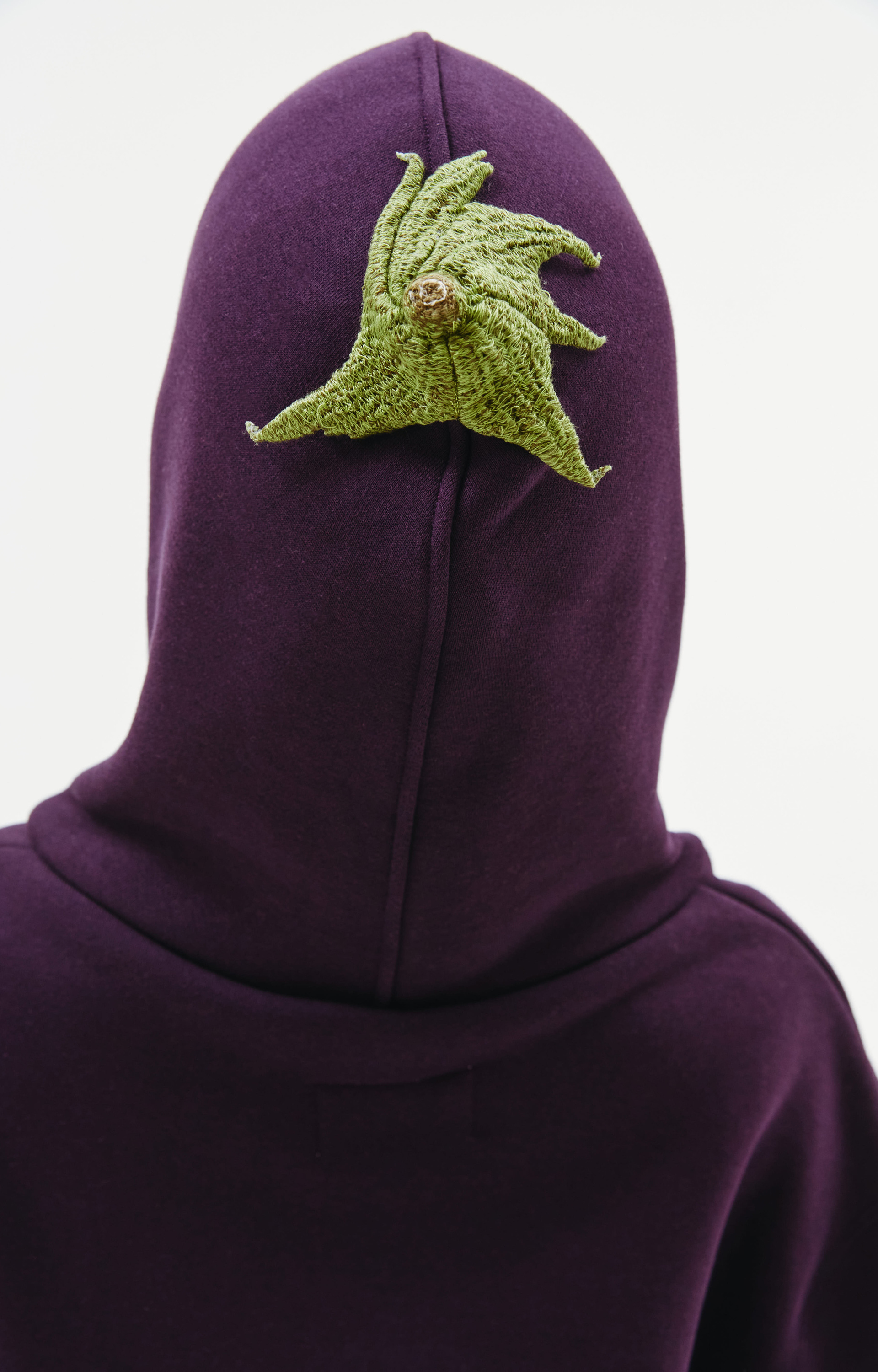 Doublet Embroidery Eggplant Hoodie